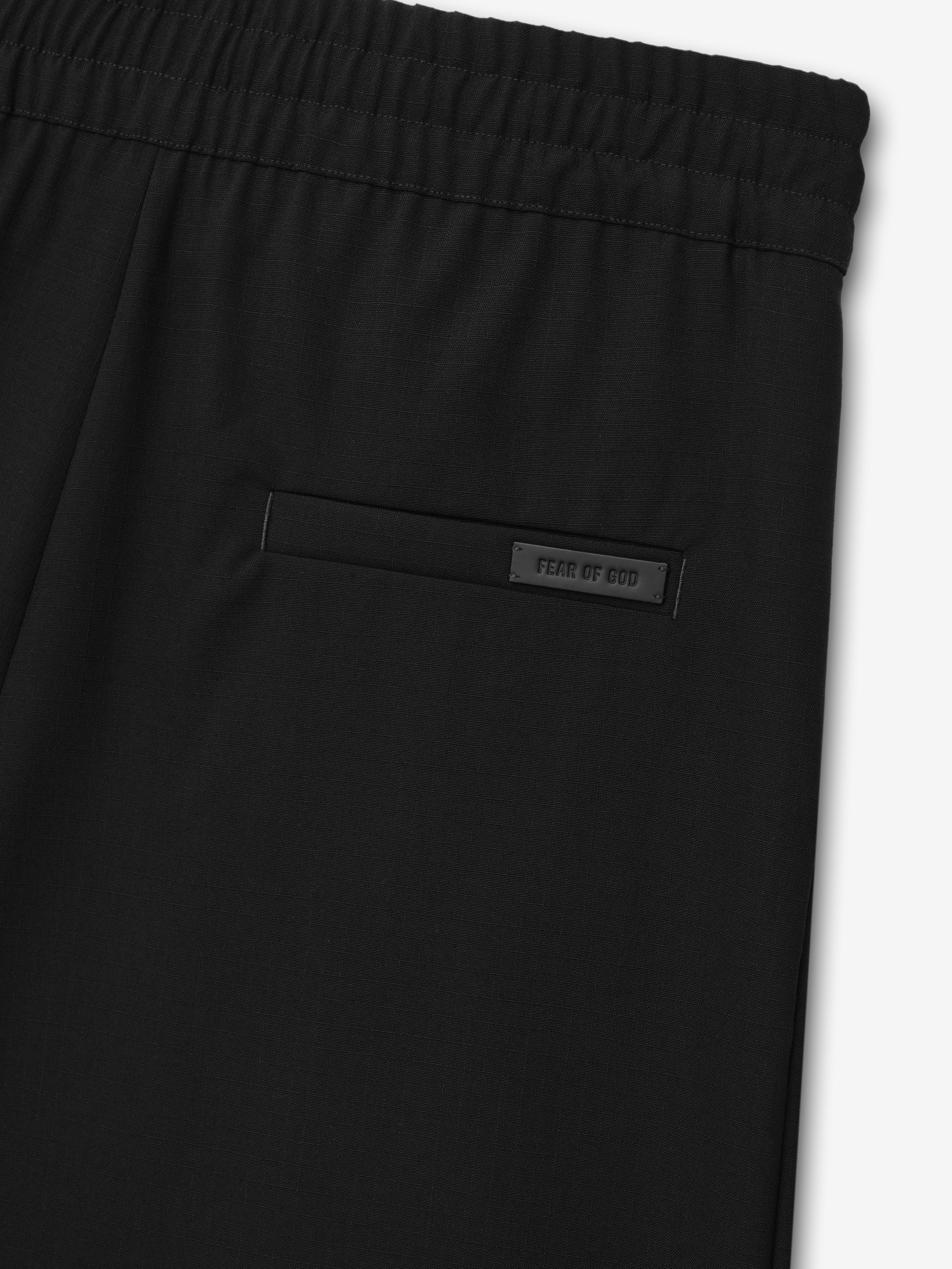 Wool Ripstop Baggy Shorts - Image 4