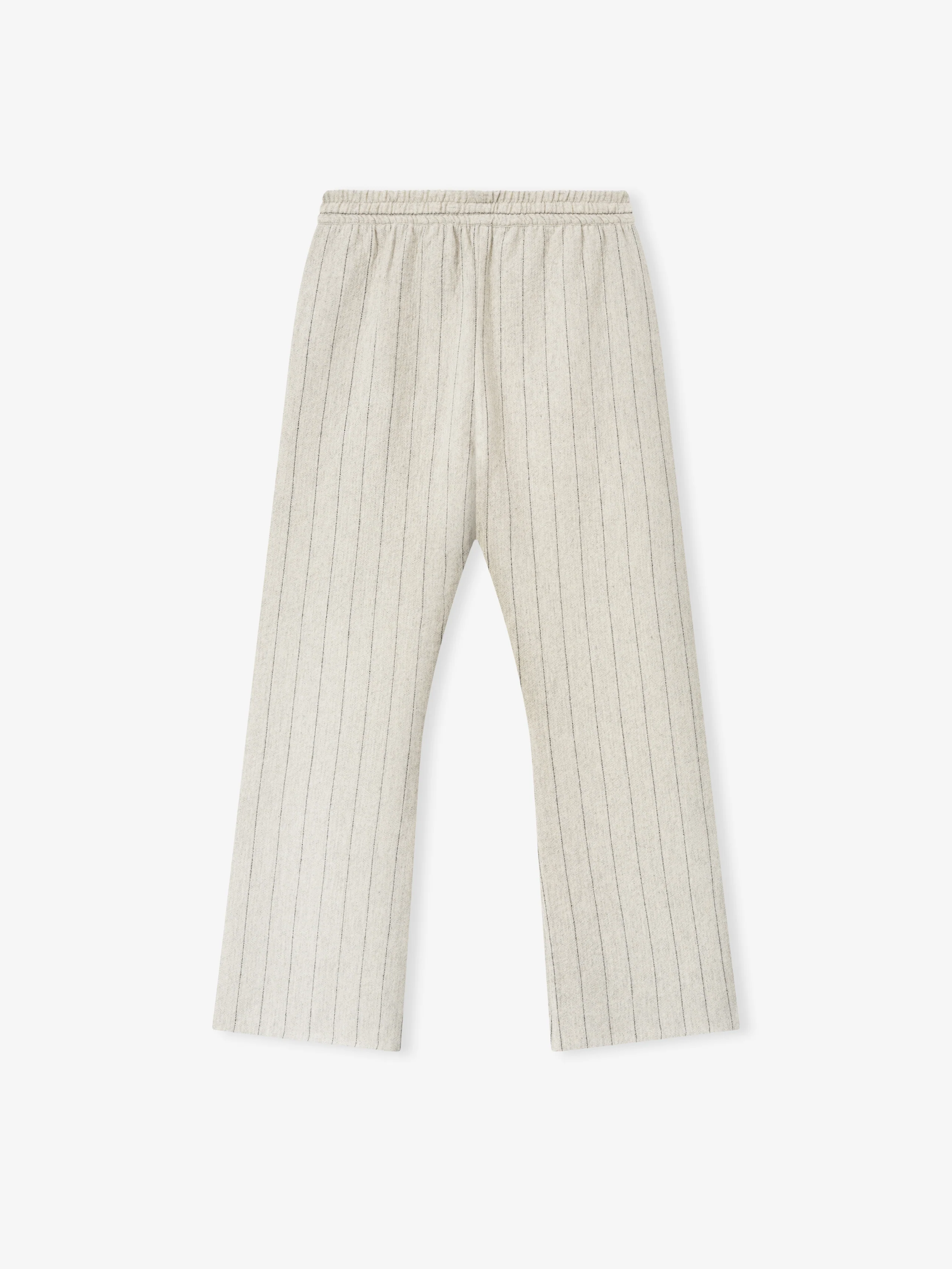Double Face Wool Baseball Flared Pants - Image 4