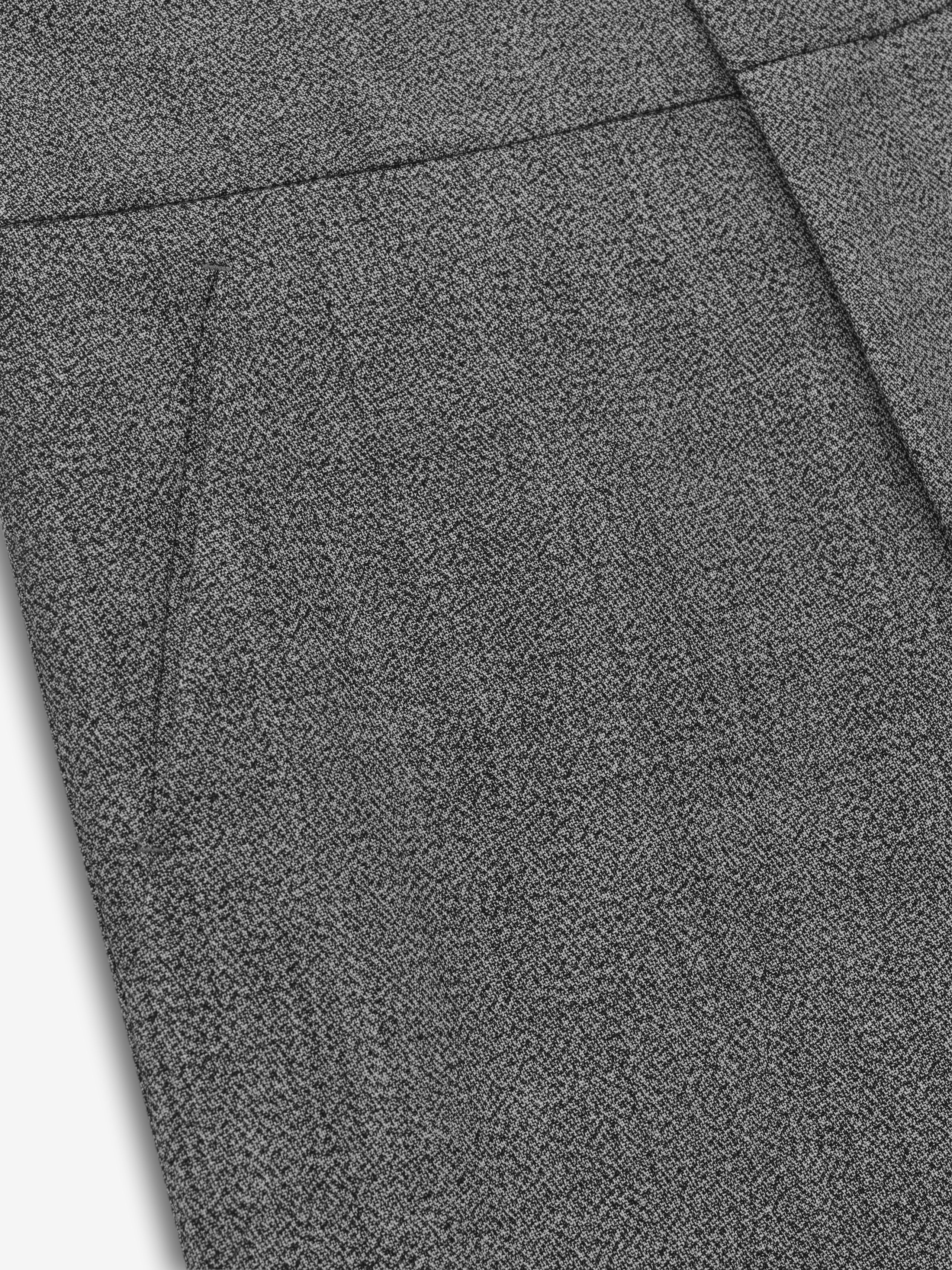 Mouline Wool Casual Flat Front Pant - Image 5