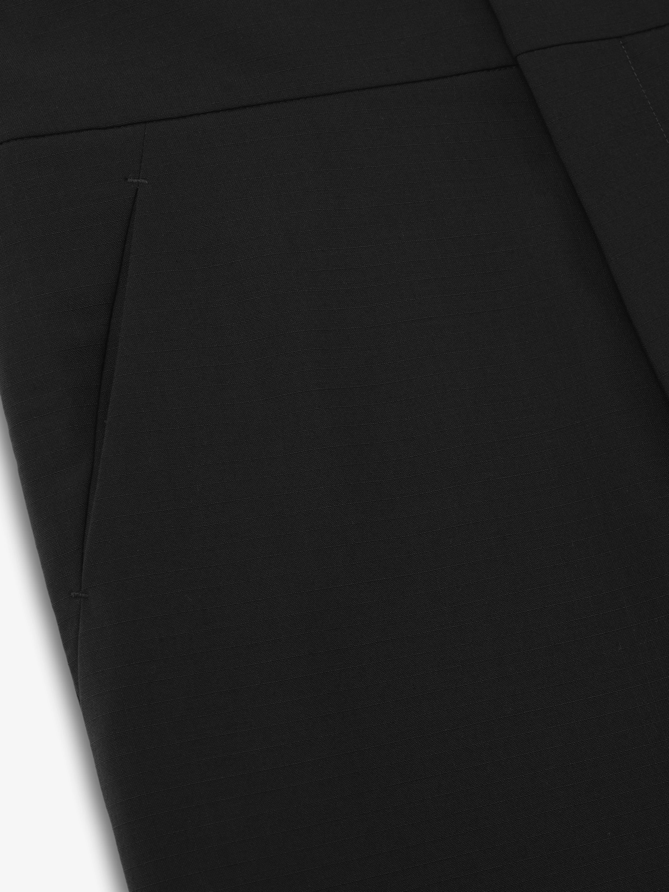 Wool Ripstop Casual Flat Front Pant - Image 5