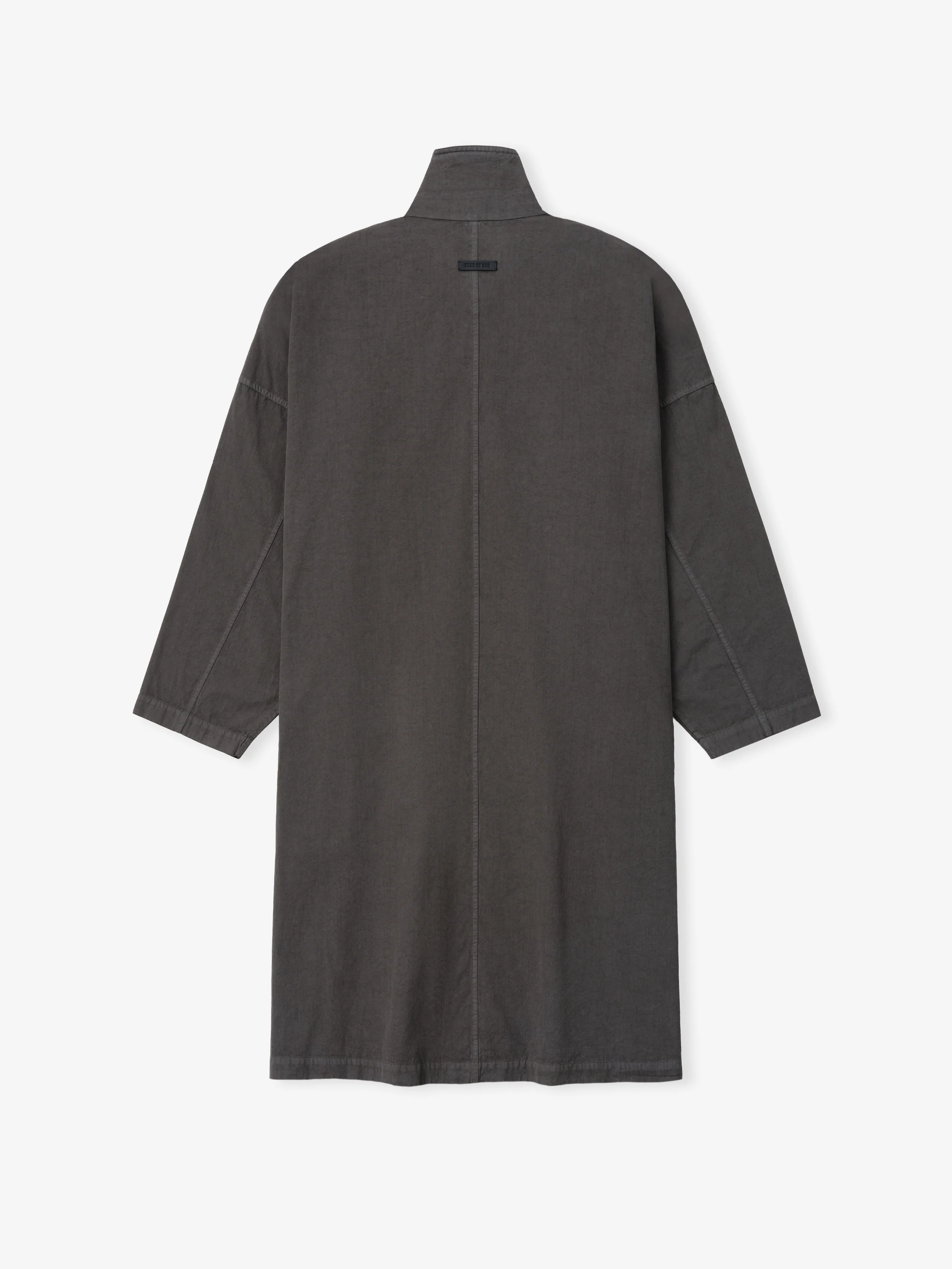Garment-Dyed Cropped Sleeve Car Coat - Image 7