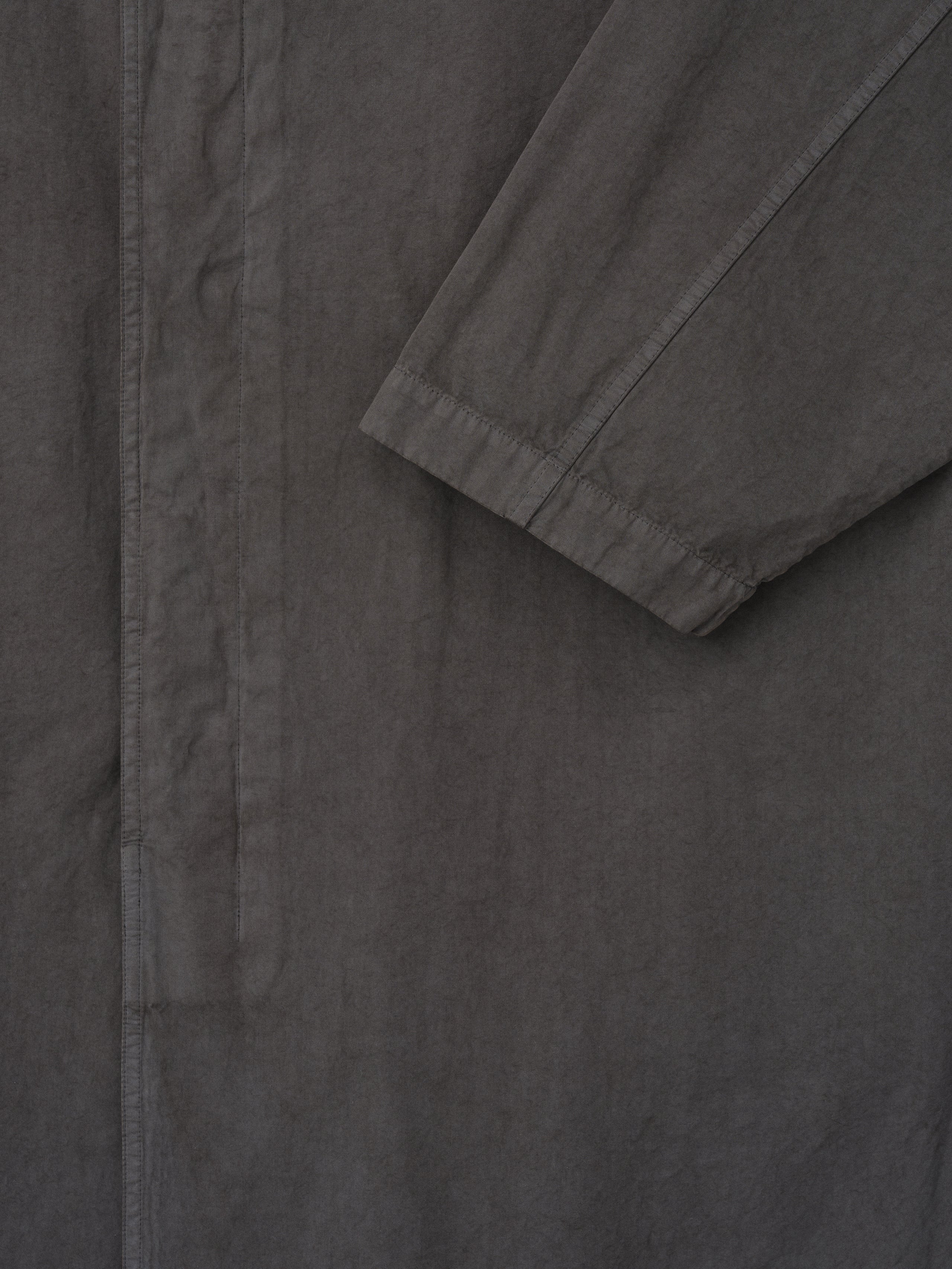 Garment-Dyed Cropped Sleeve Car Coat - Image 8
