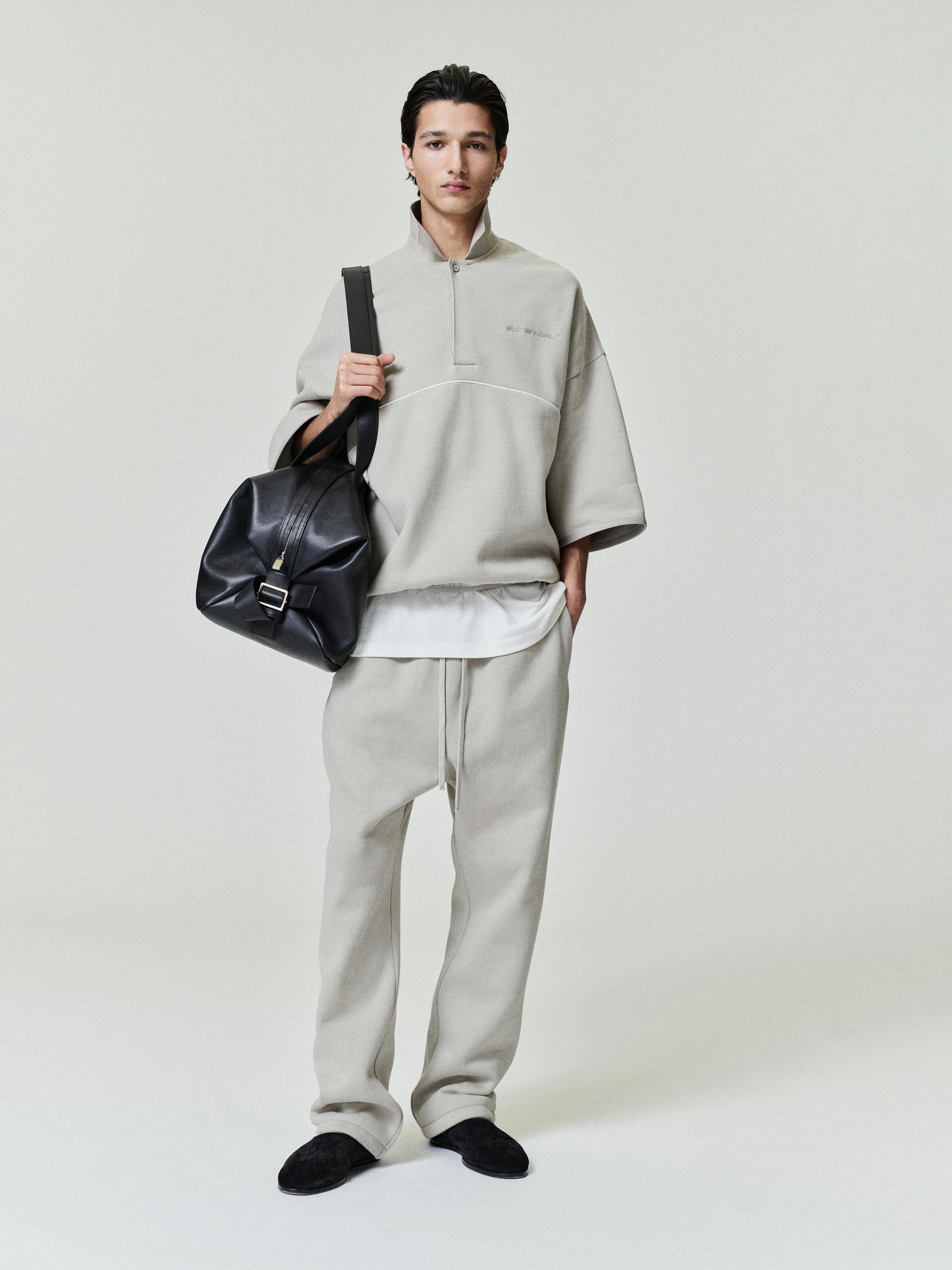Active Trace 3/4 Sleeve Modern Polo Sweatshirt - Image 2