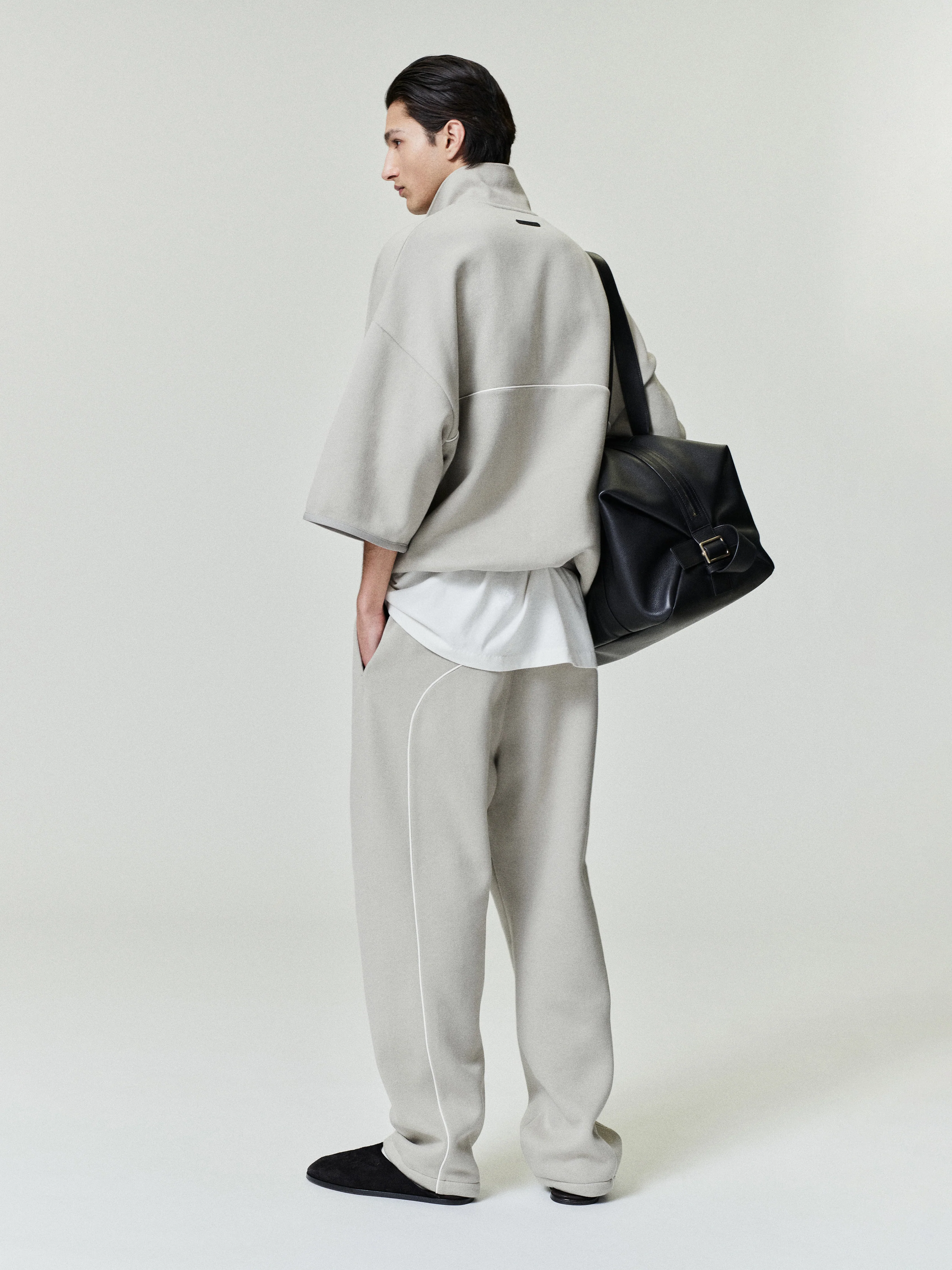 Active Trace 3/4 Sleeve Modern Polo Sweatshirt - Image 3