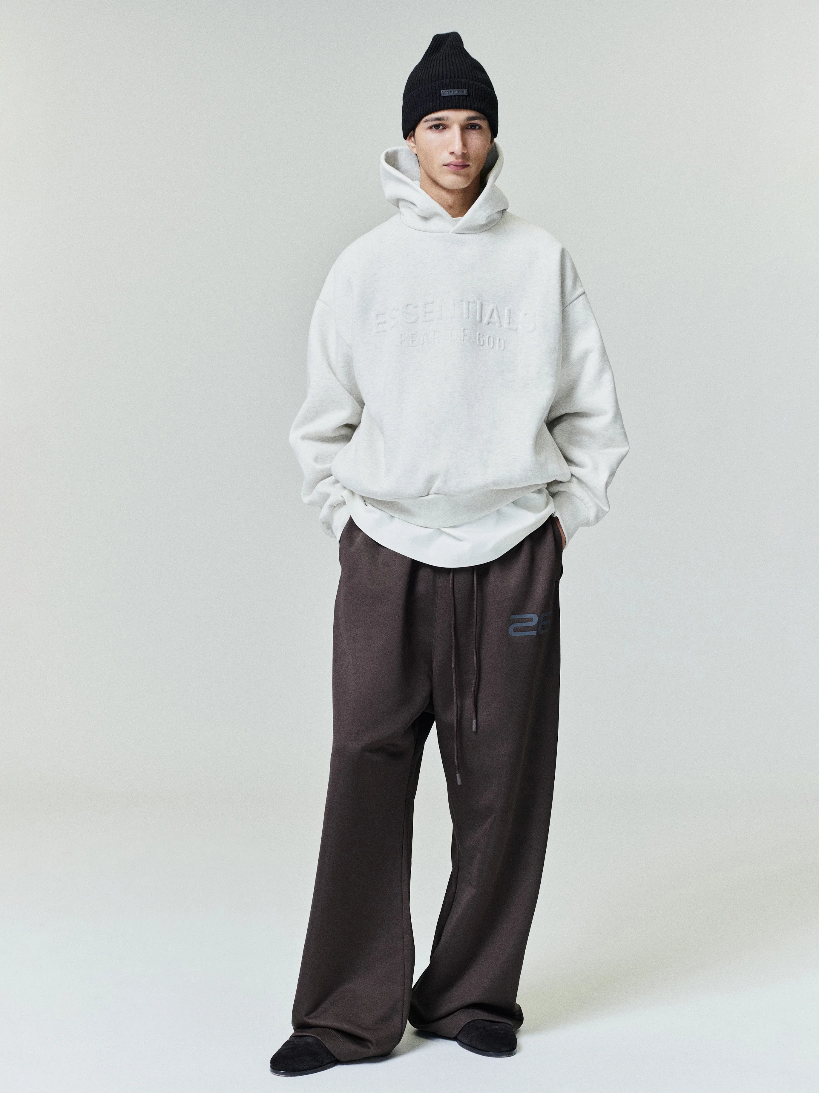 Embossed Essentials 90s Fit Hoodie - Image 2