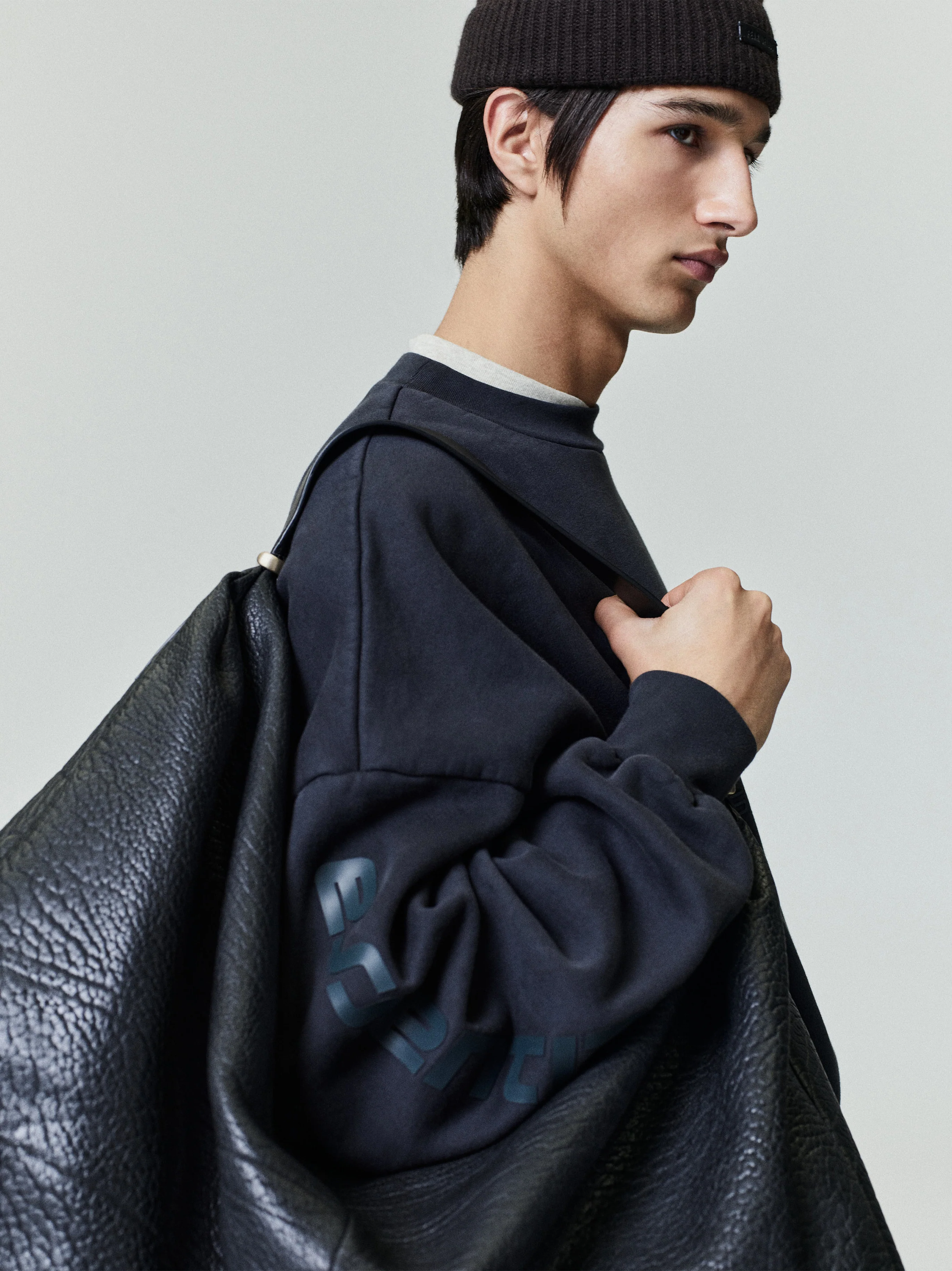 Los Angeles Heavy Fleece Cropped Sweatshirt - Image 3