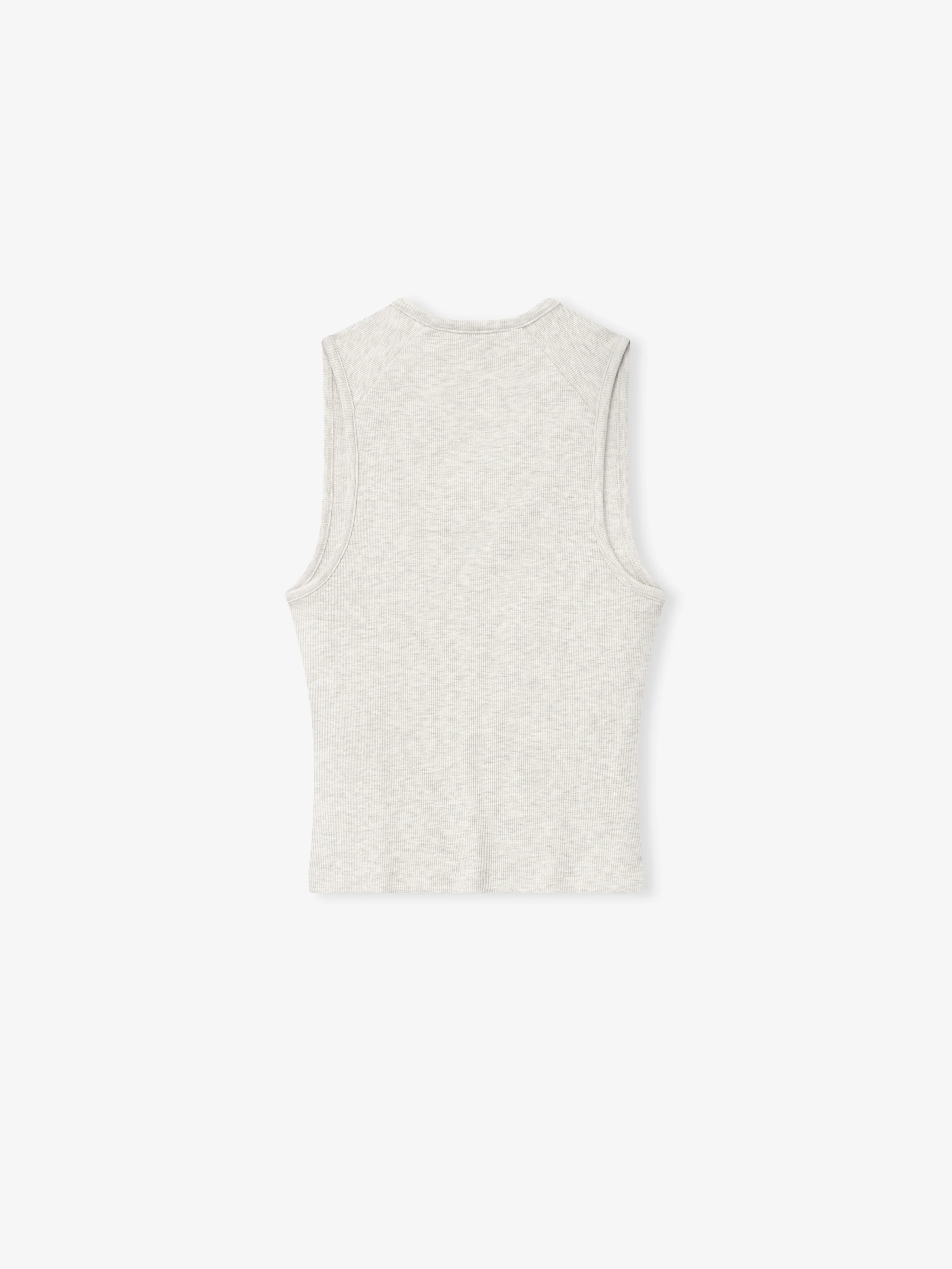 Womens Rib Fitted Tank - Image 2
