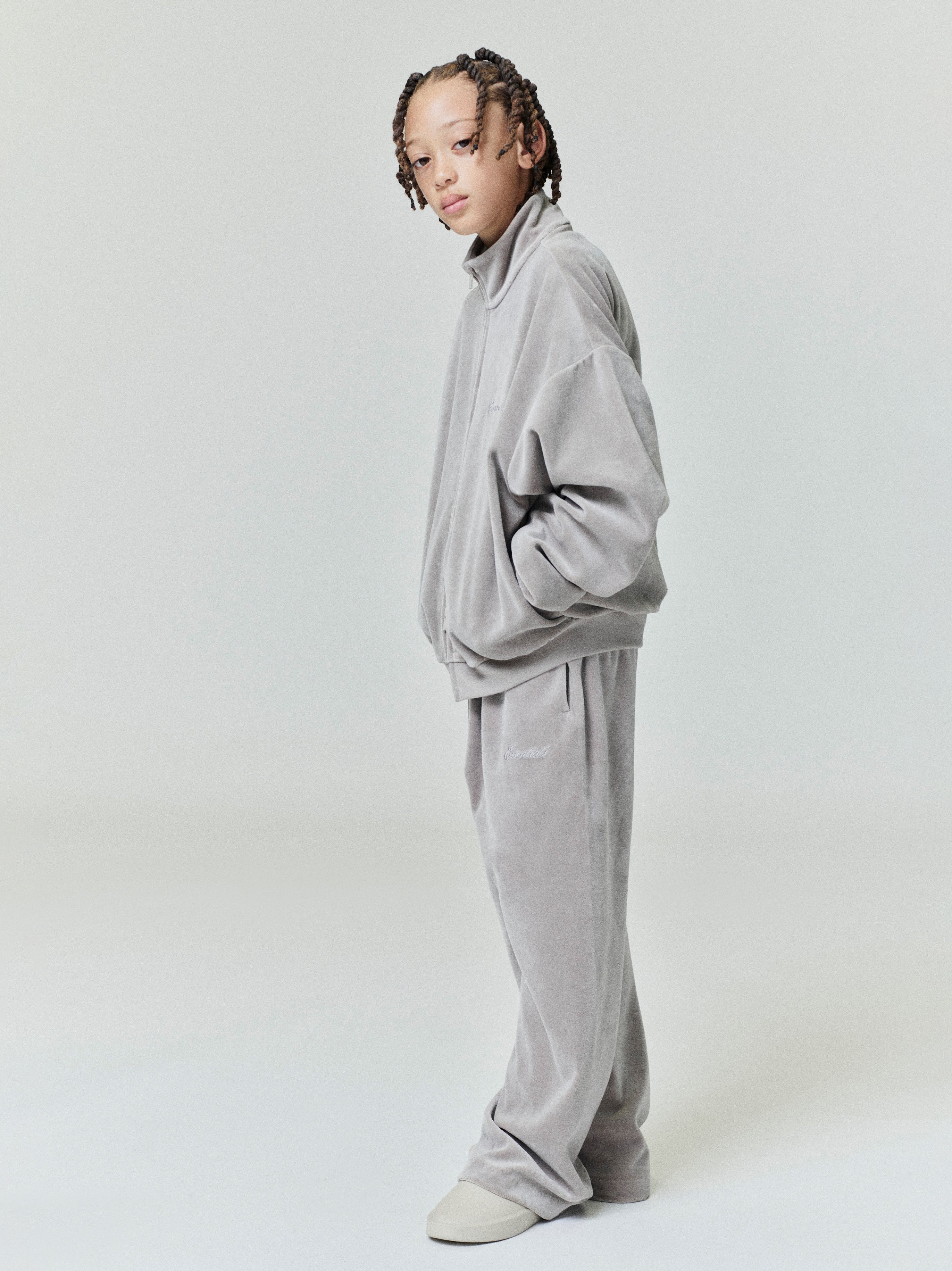 Kids Velour Flare Sweatpant - Image 8