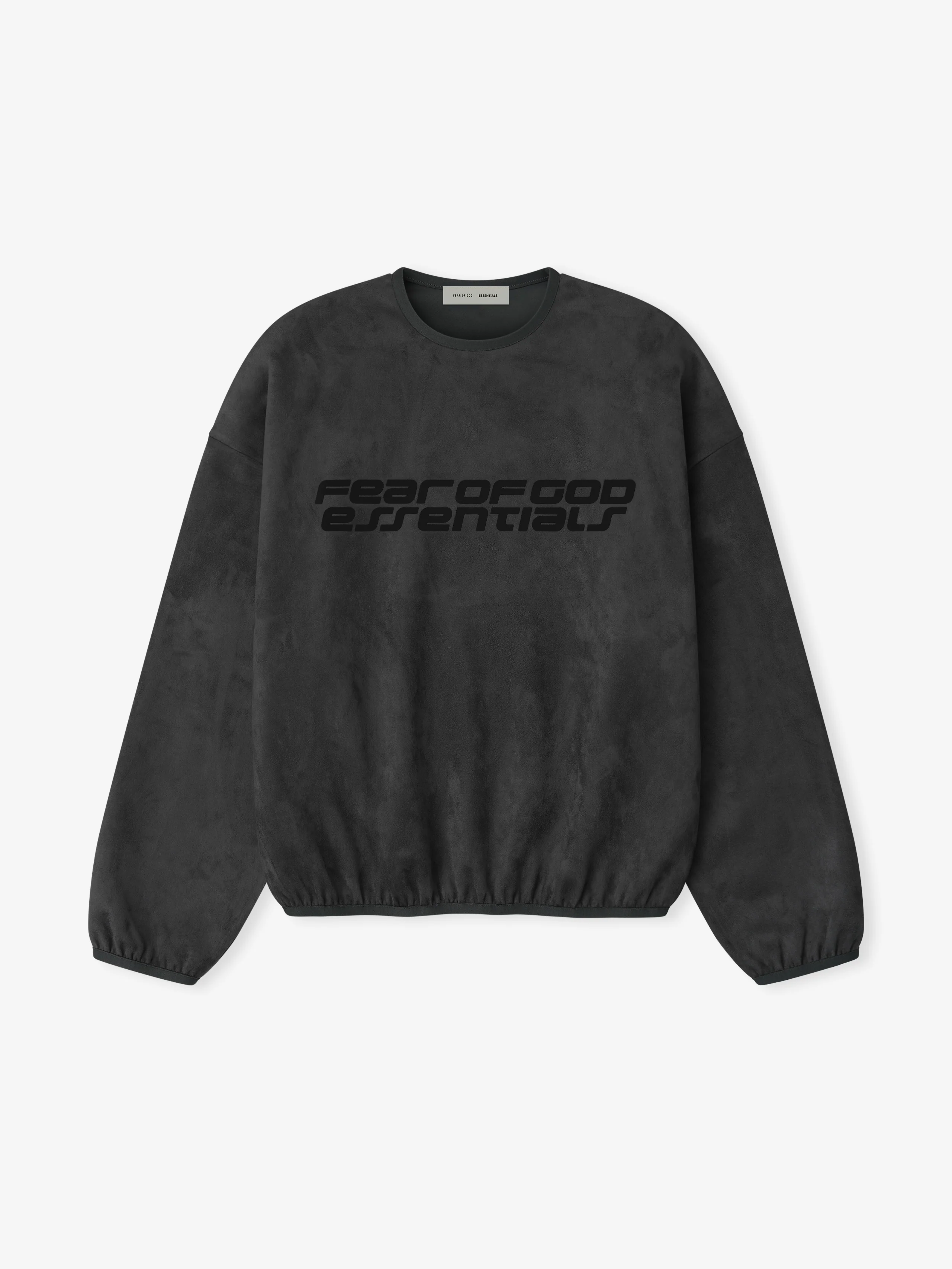 Suede Fleece Modern Crewneck Sweatshirt - Image 5