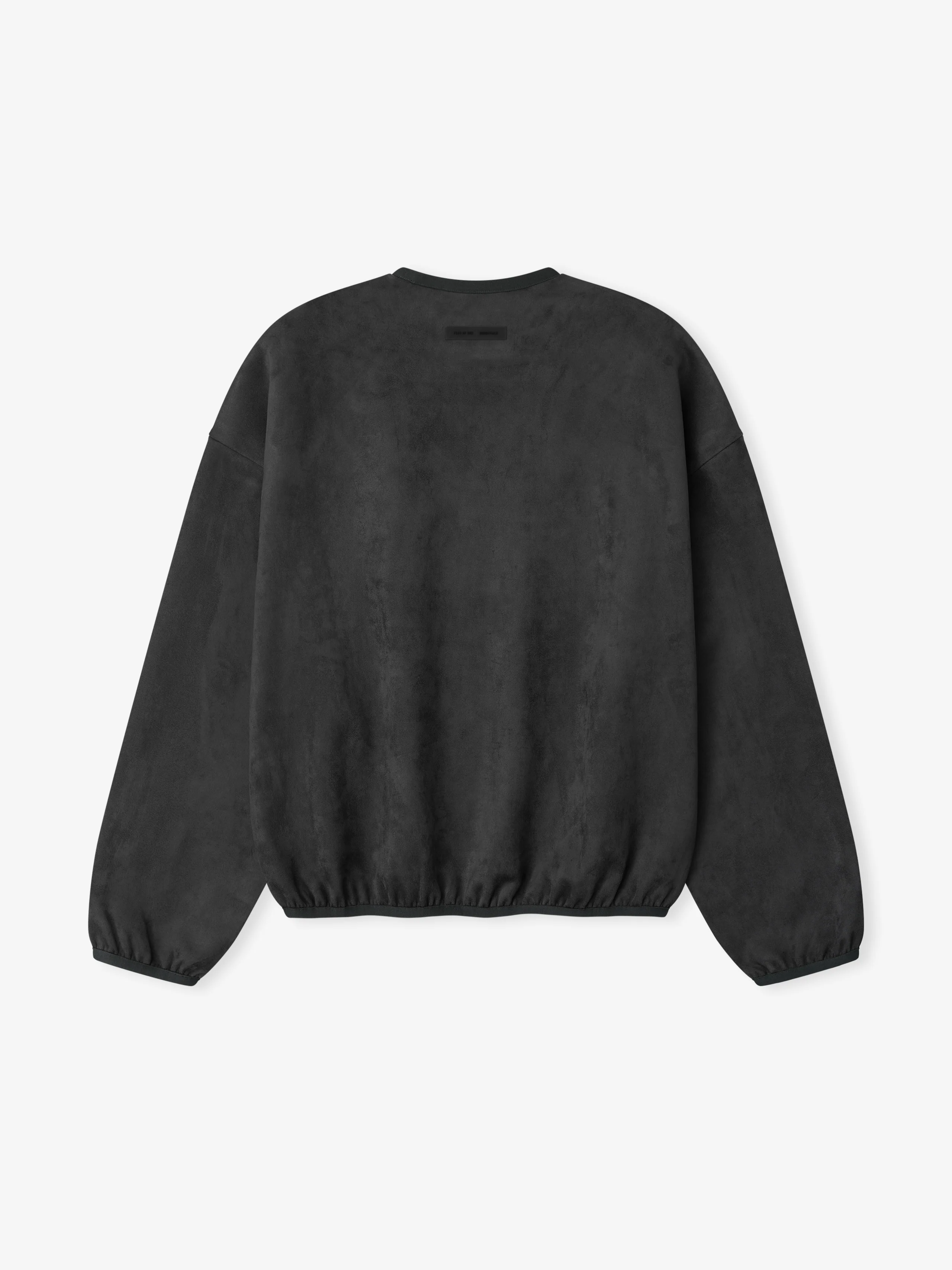 Suede Fleece Modern Crewneck Sweatshirt - Image 6