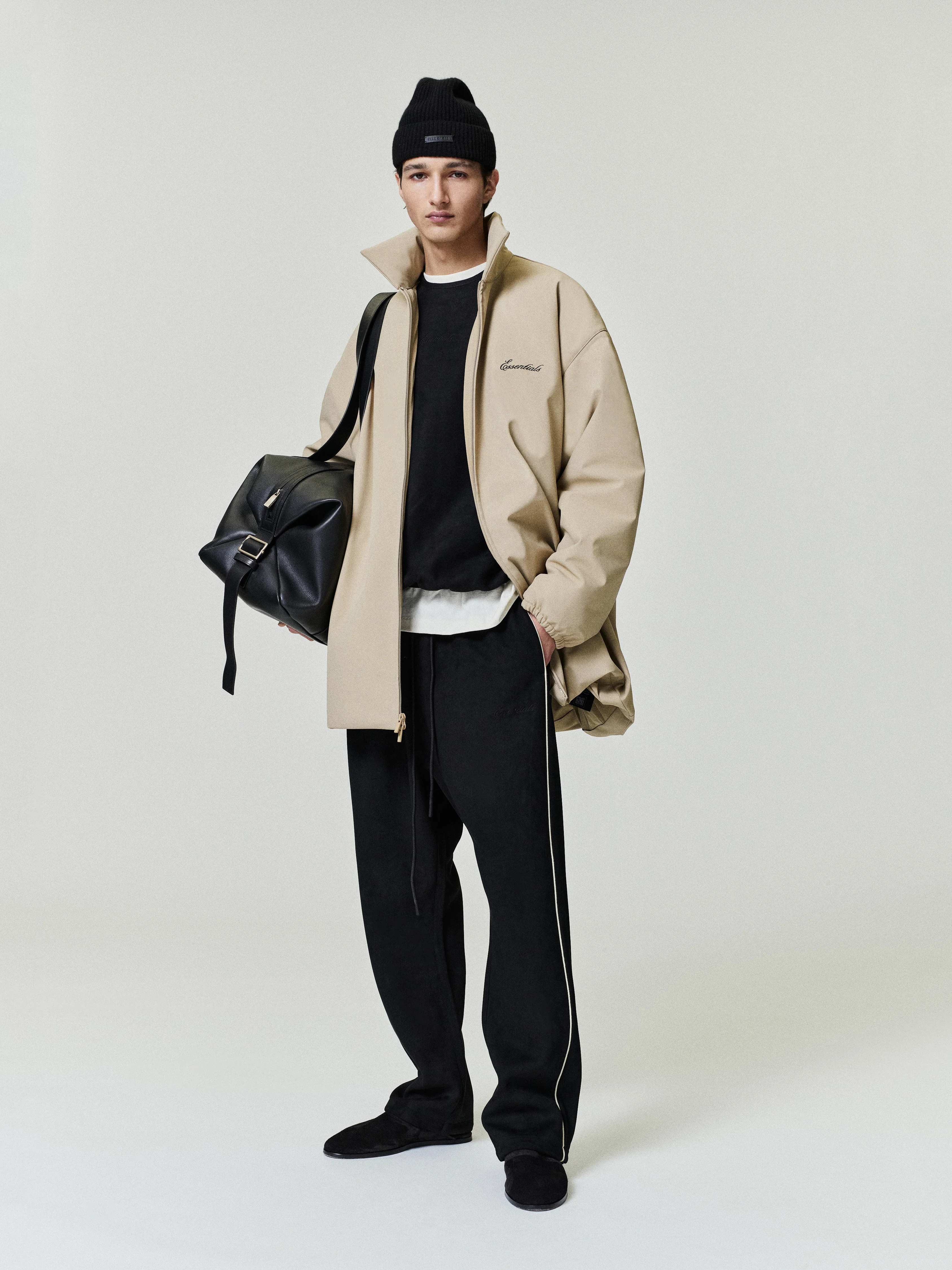 Suede Fleece Signature Relaxed Pant - Image 4