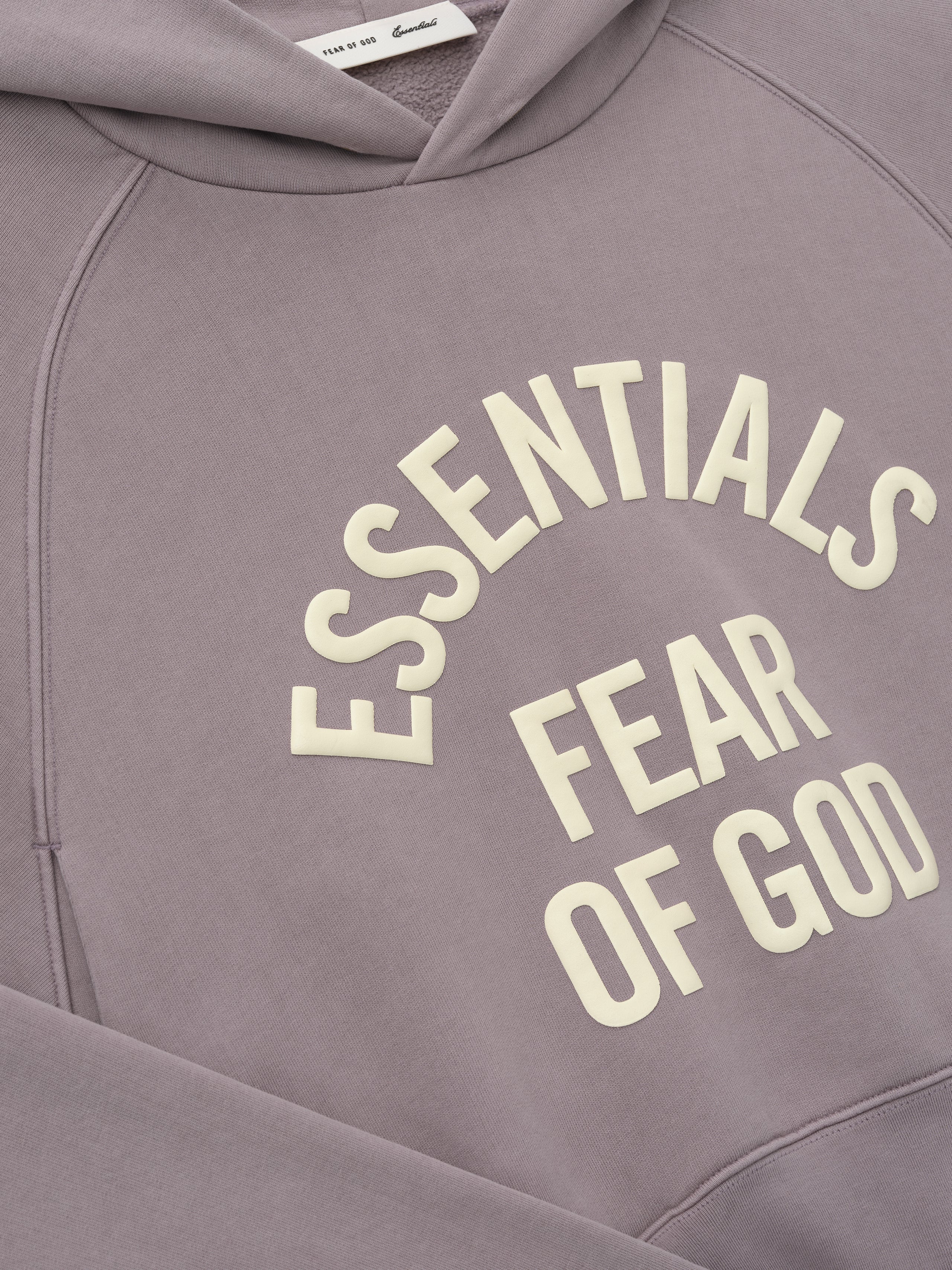 Womens Campus 90s Cropped Raglan Hoodie - Image 4