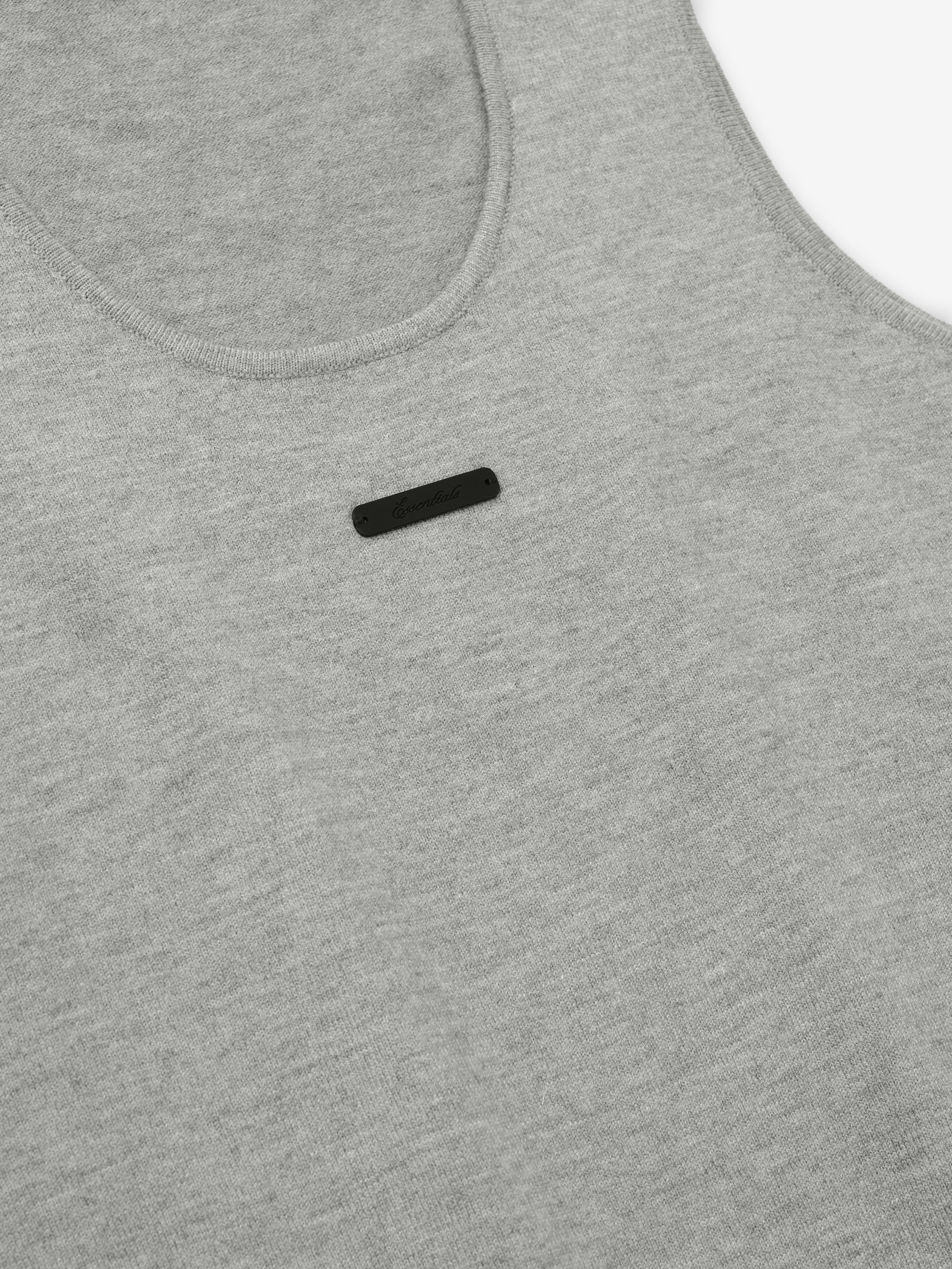 Womens Classic Rib Knit Tank - Image 3