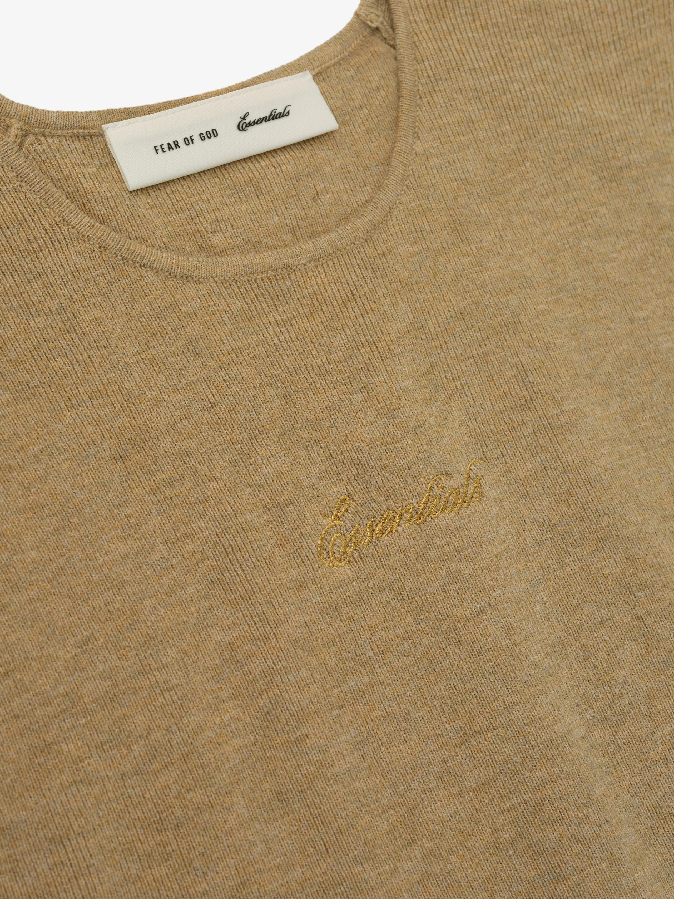 Womens Signature Rib Knit Cropped Top - Image 3