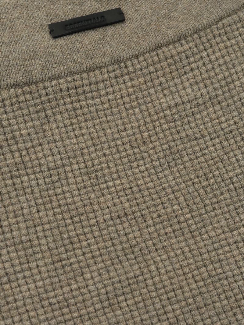 Womens Waffle Knit Boy Short - Image 3