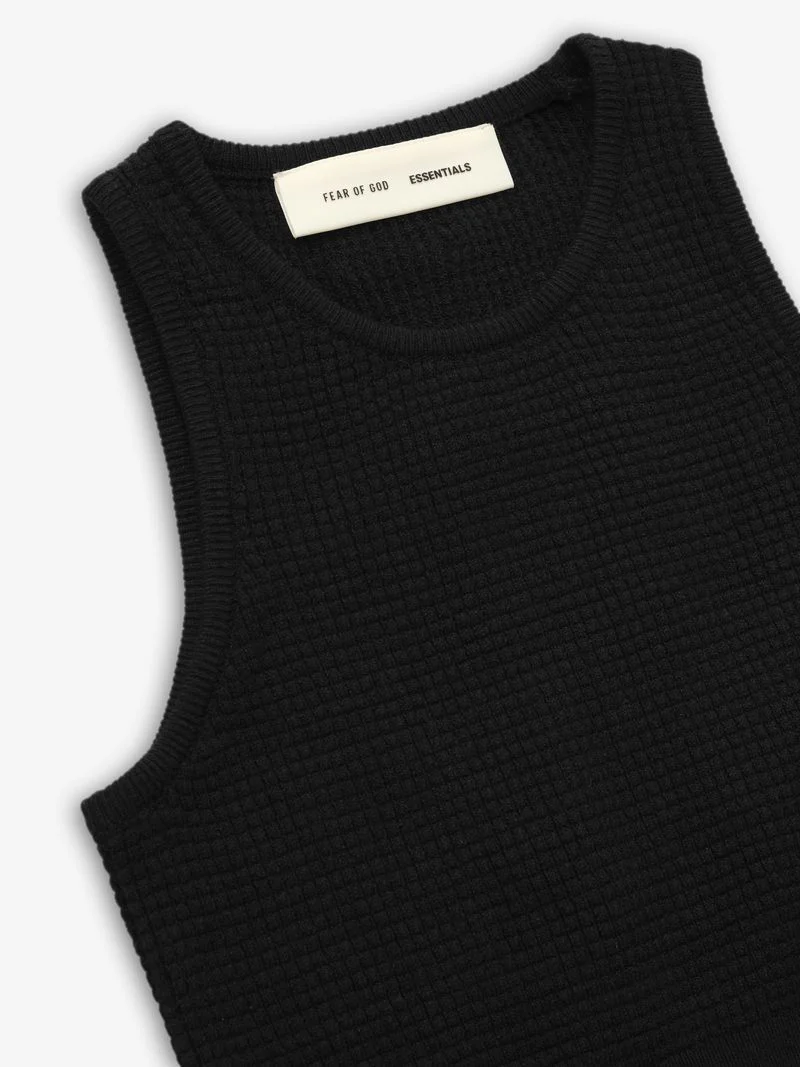 Womens Waffle Knit Sport Tank - Image 3
