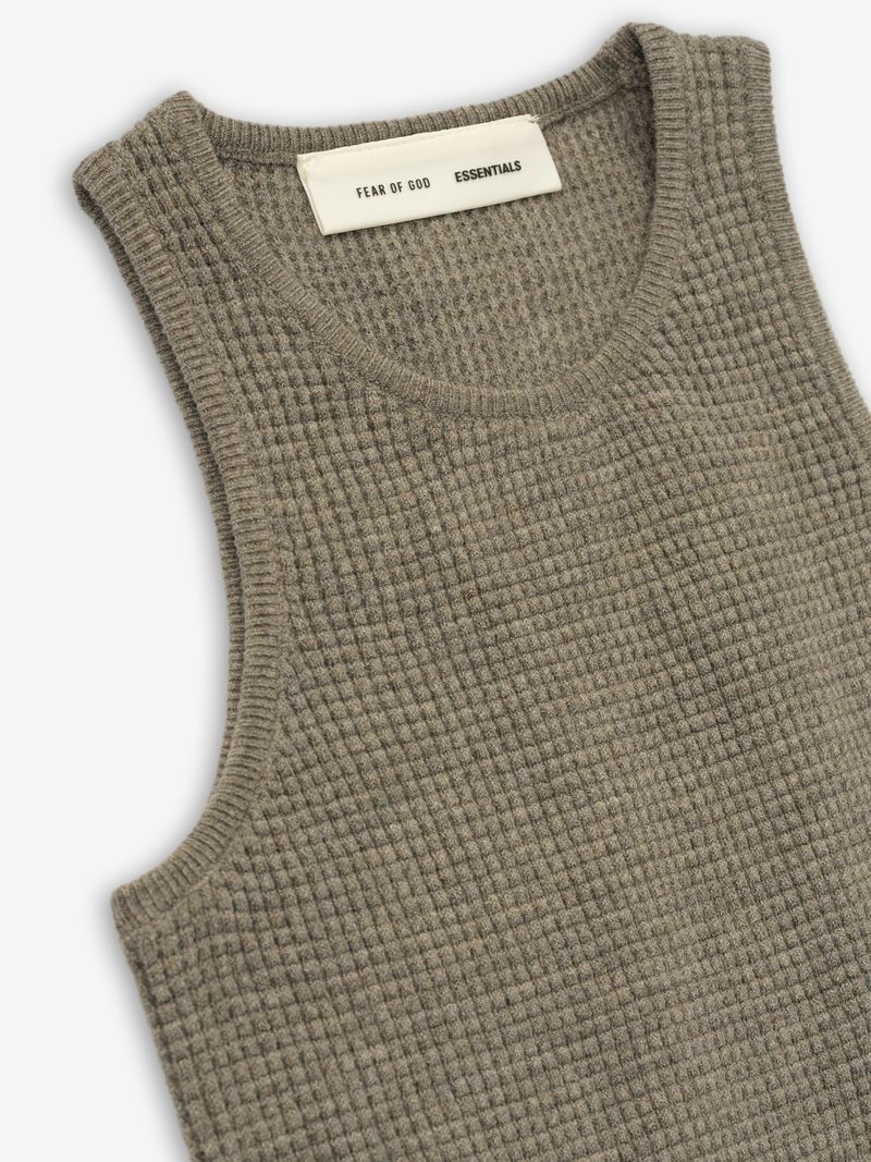 Womens Waffle Knit Sport Tank - Image 3