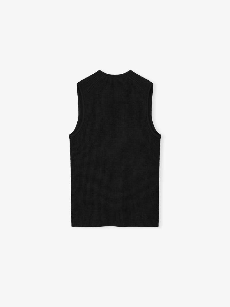 Womens Waffle Knit Tank - Image 2