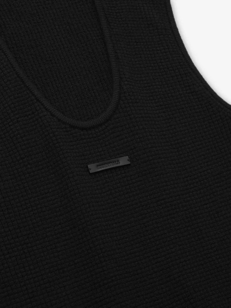 Womens Waffle Knit Tank - Image 3