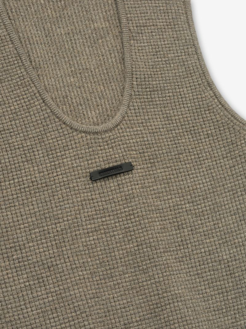 Womens Waffle Knit Tank - Image 5