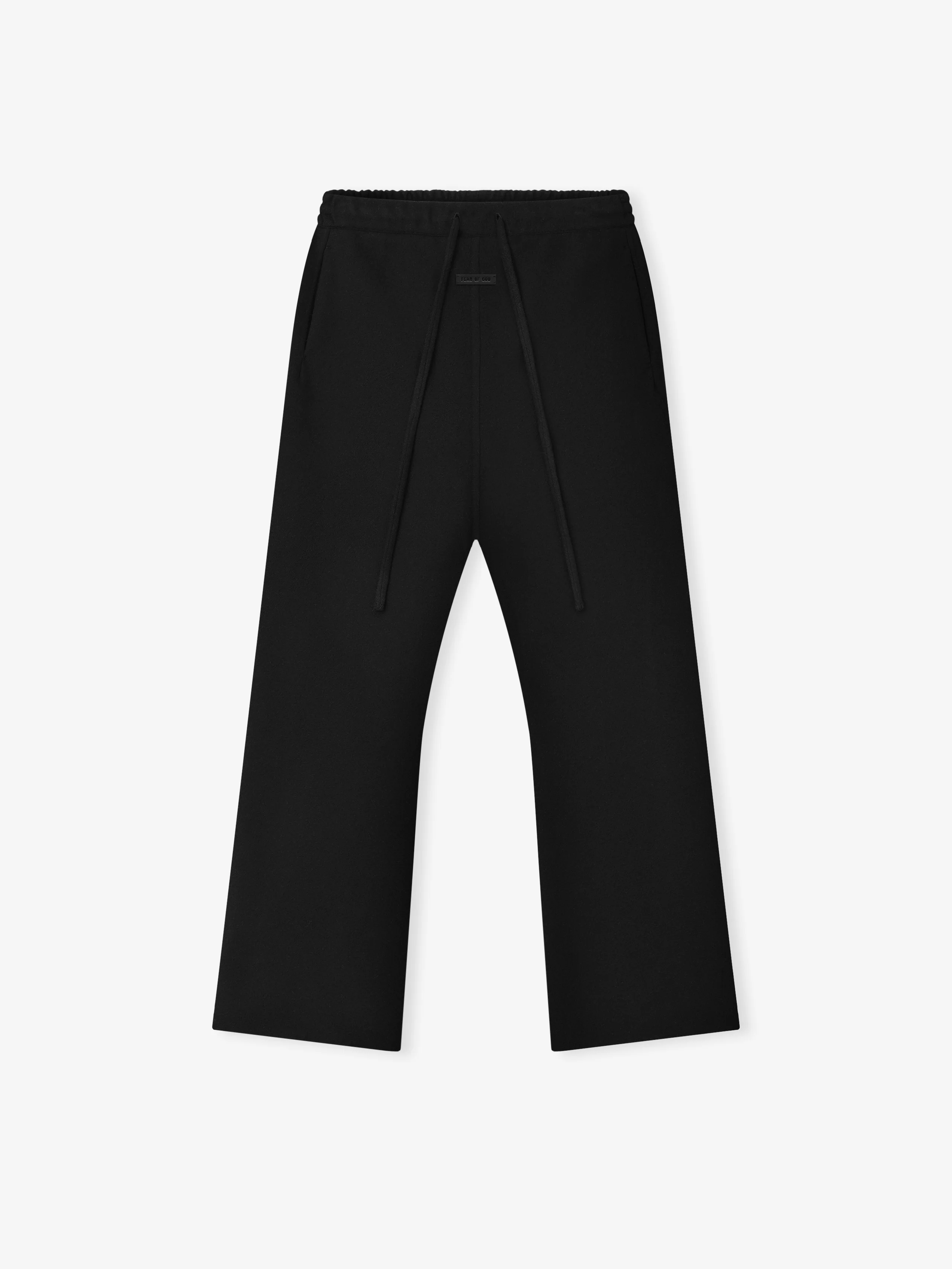 Double Face Wool Cashmere Flared Pants - Image 2