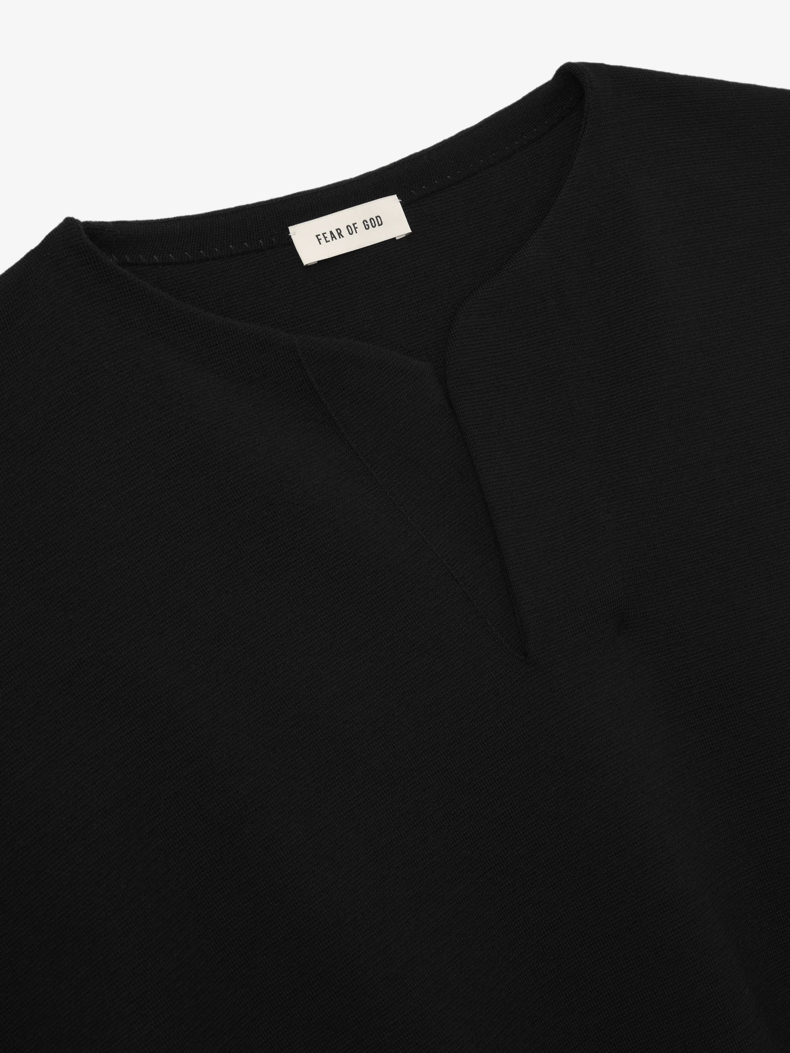 Merino Milano Knit Henley Sweater - Image 6