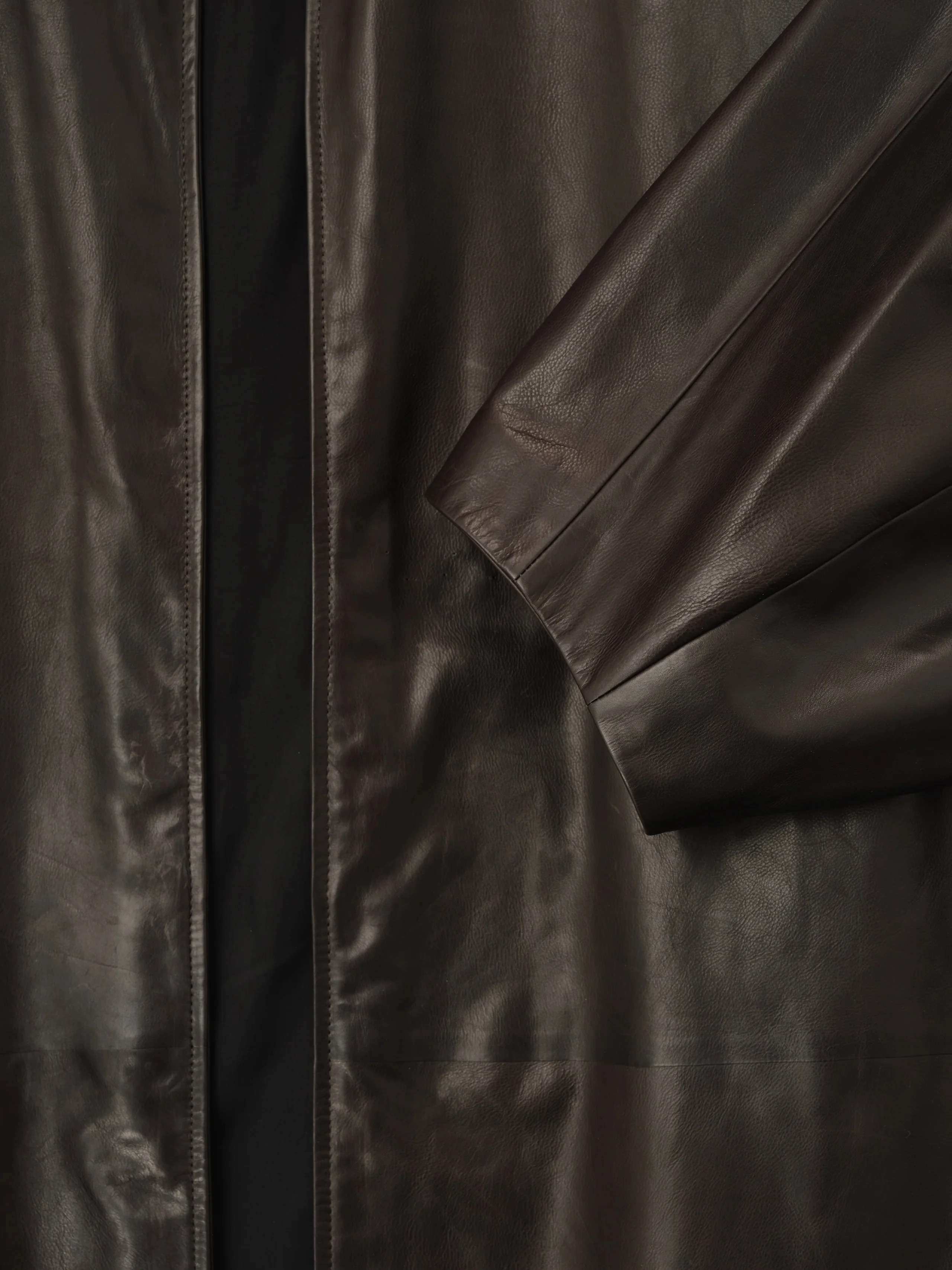 Womens Leather Coat - Image 7