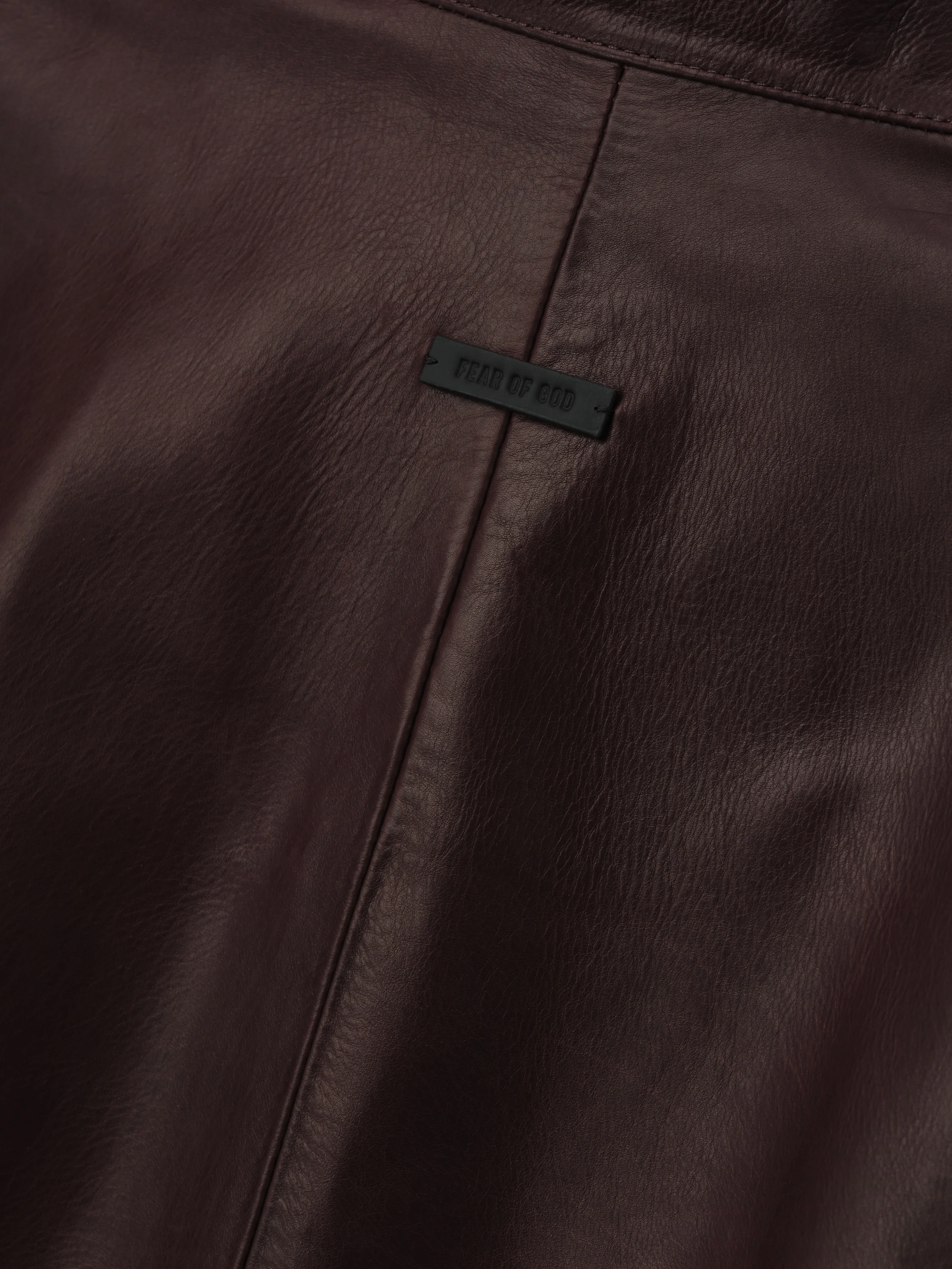 Womens Leather Track Jacket - Image 7