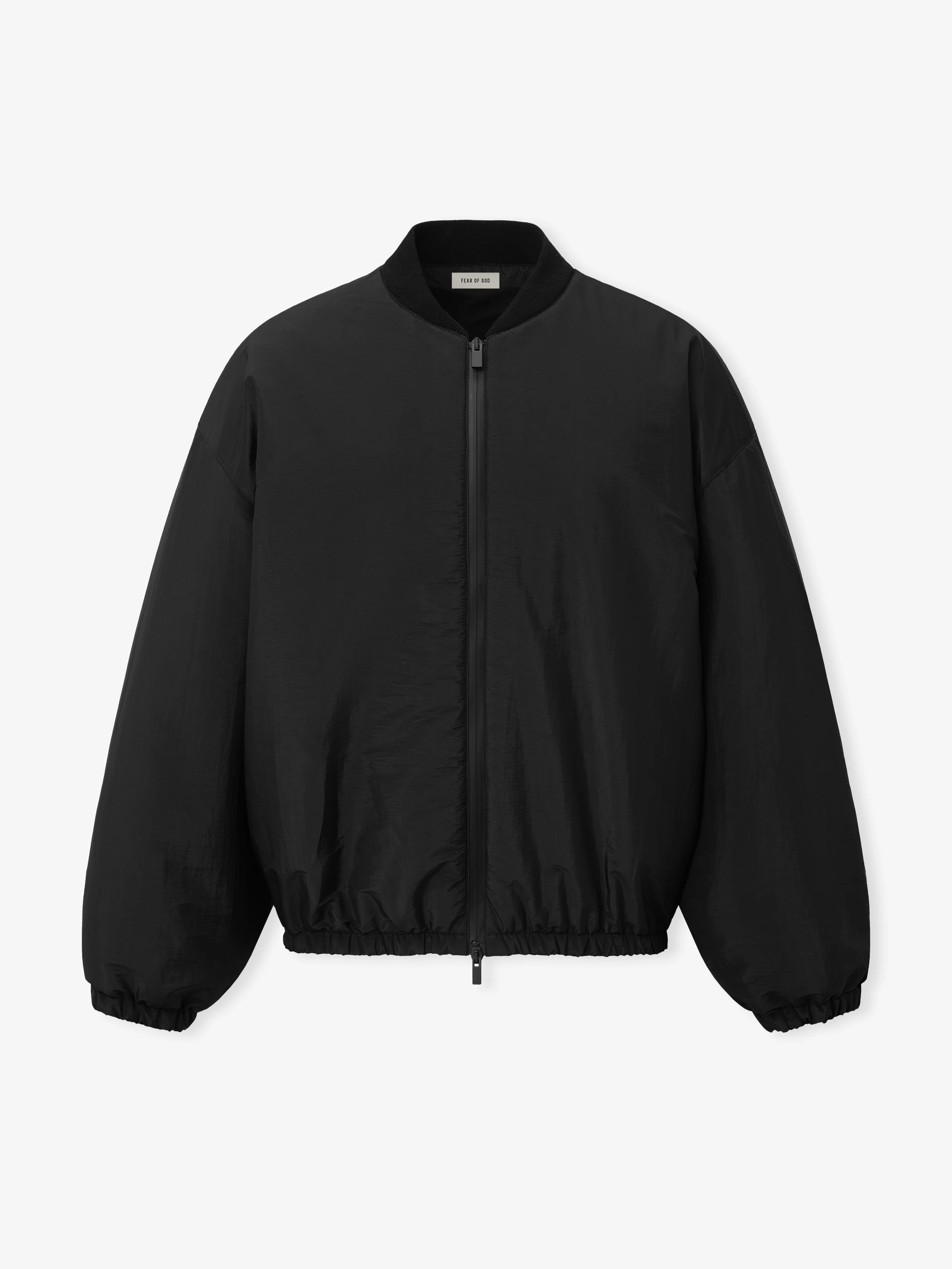 Nylon Taffeta Padded Bomber Jacket - Image 3
