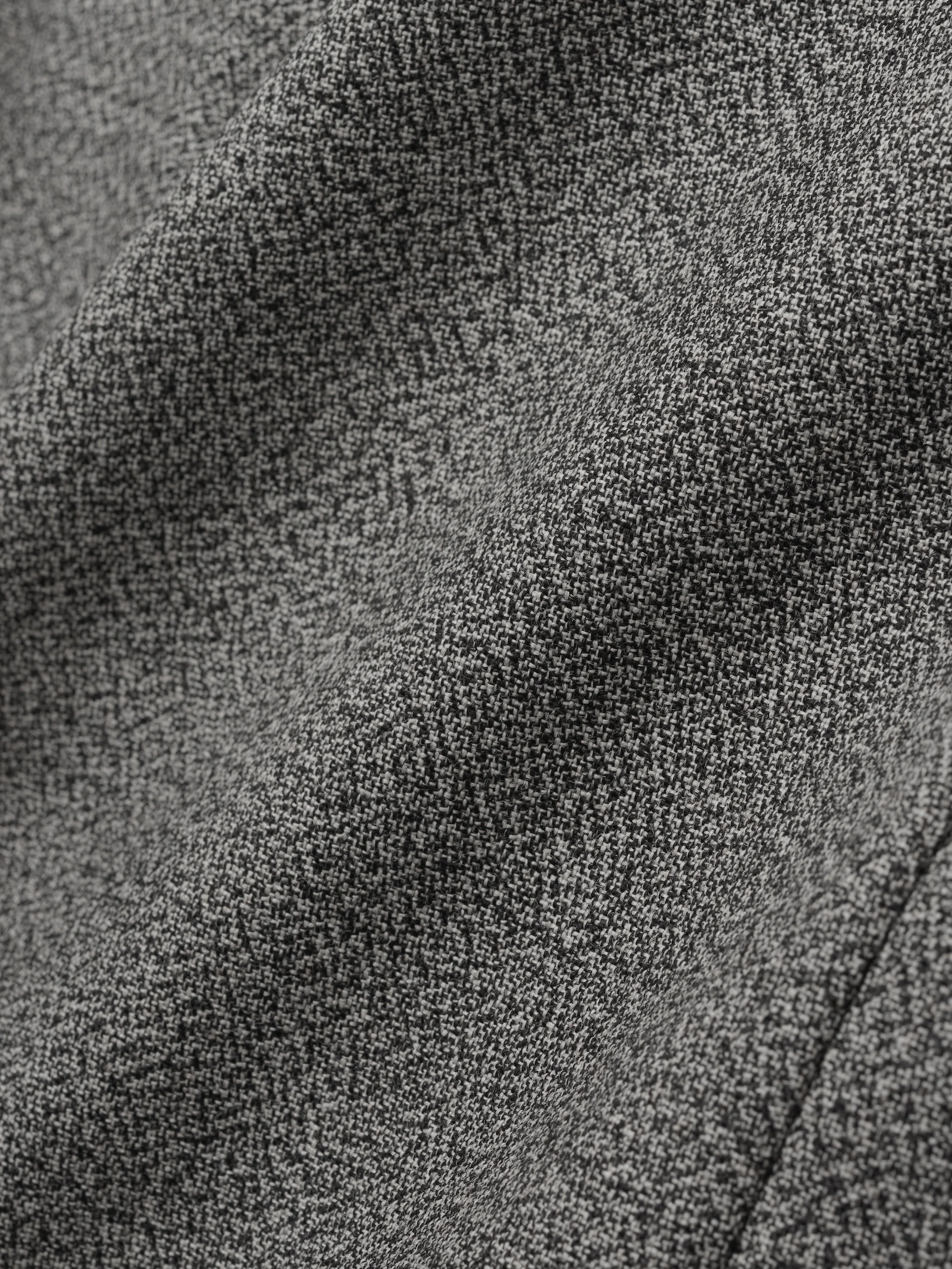 Mouline Wool Relaxed Lapelless Jacket - Image 7