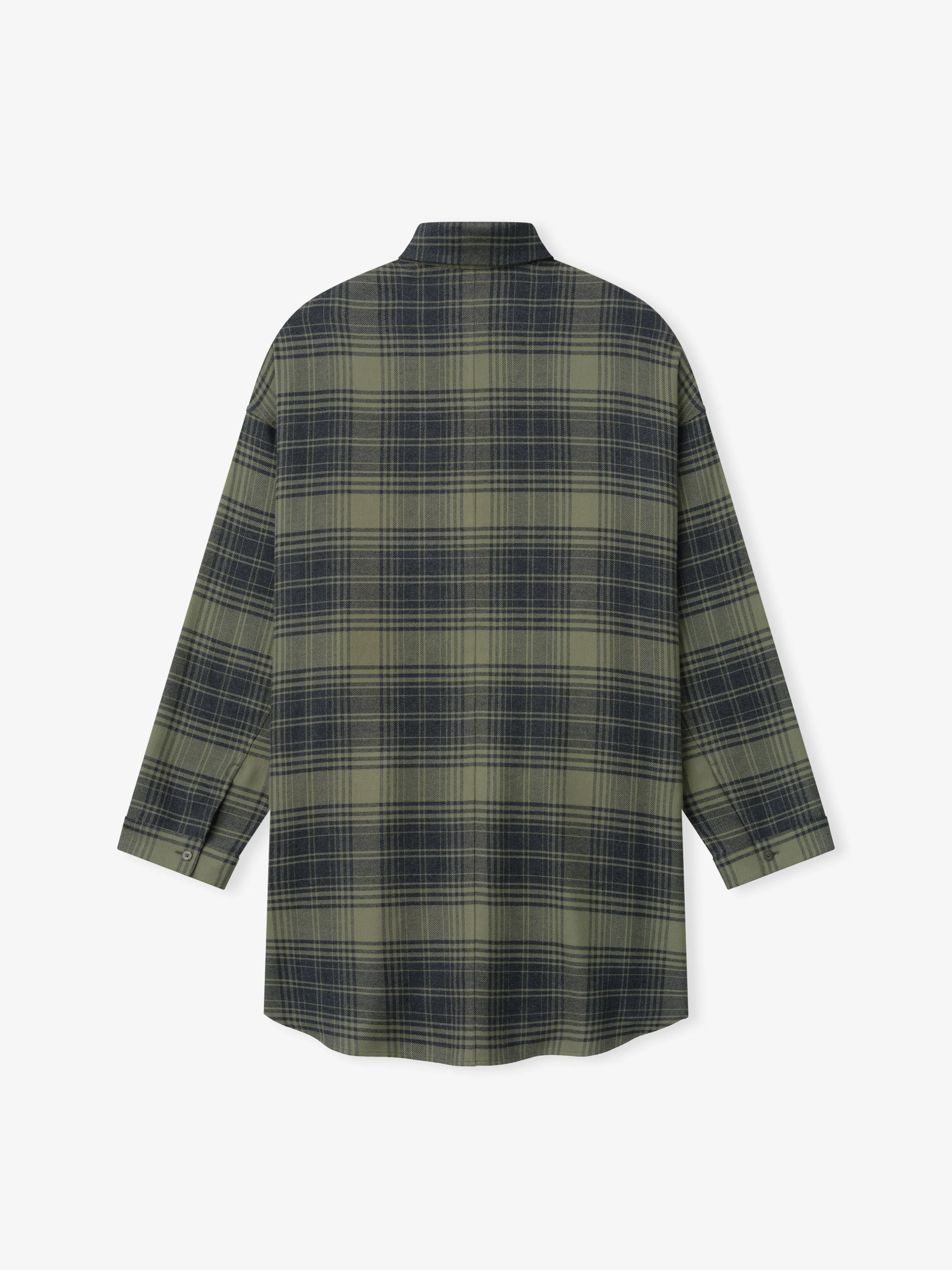 Womens Flannel Relaxed Shirt - Image 5