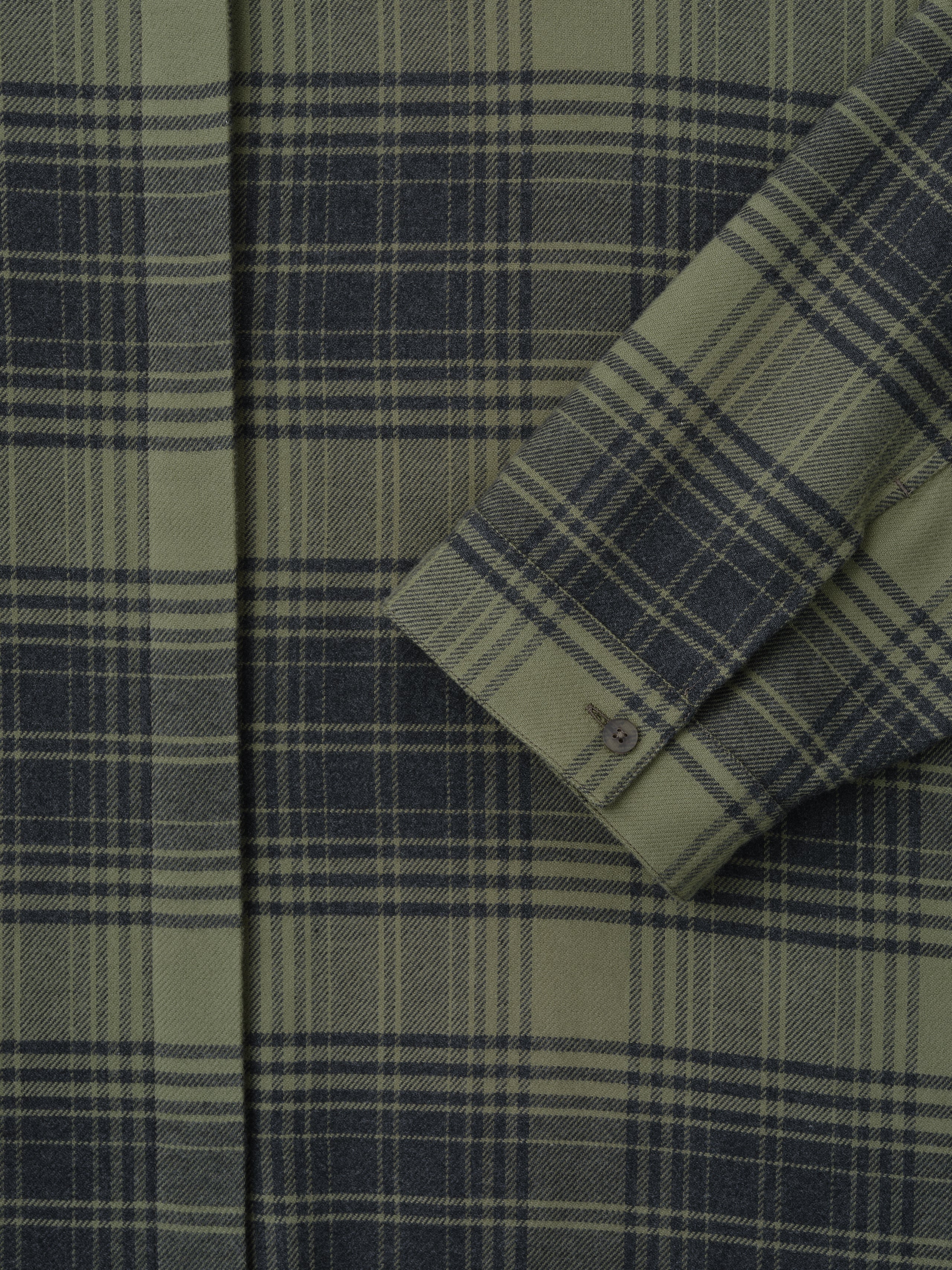 Womens Flannel Relaxed Shirt - Image 7
