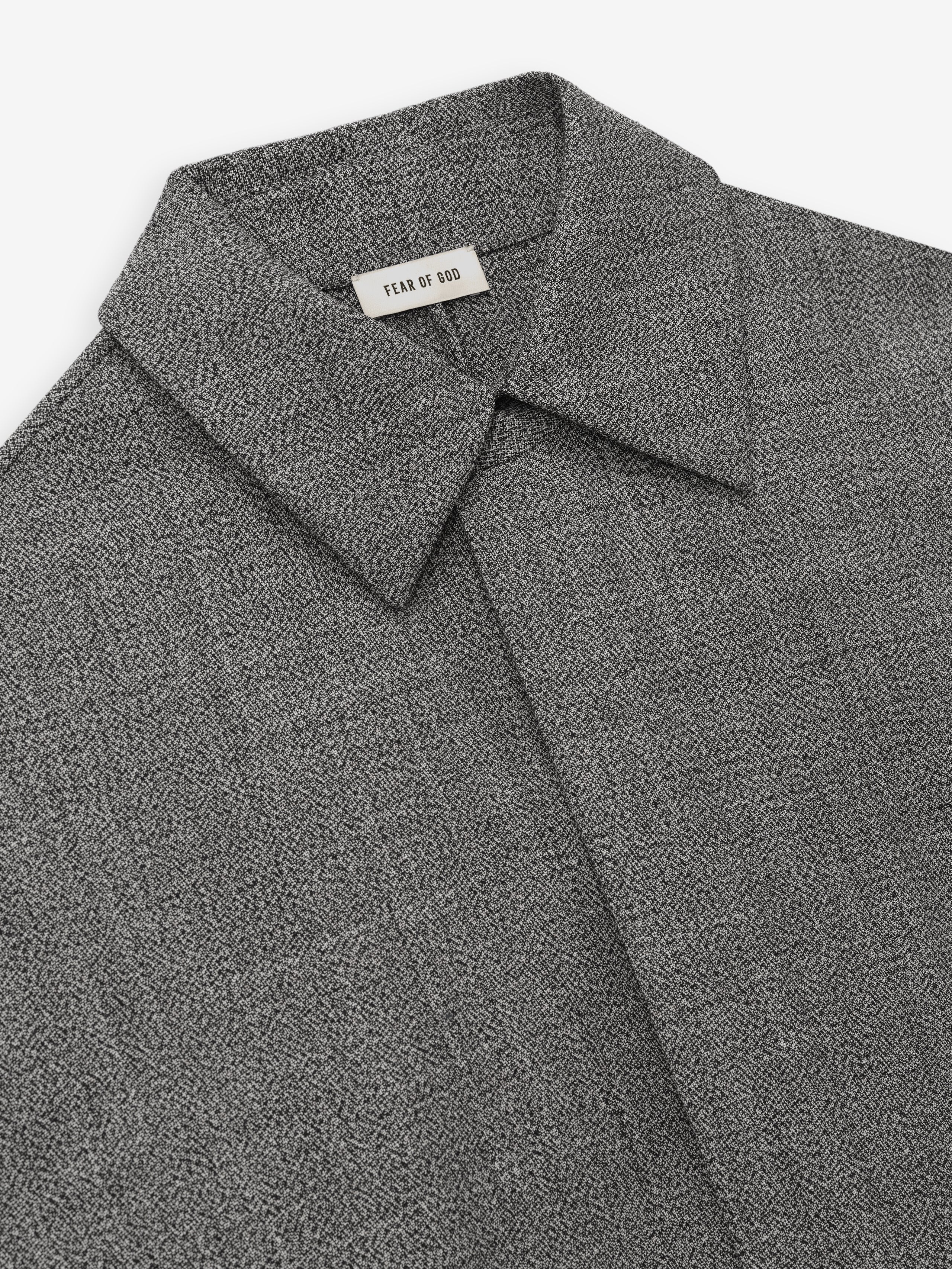 Mouline Wool Relaxed Trench Coat - Image 7