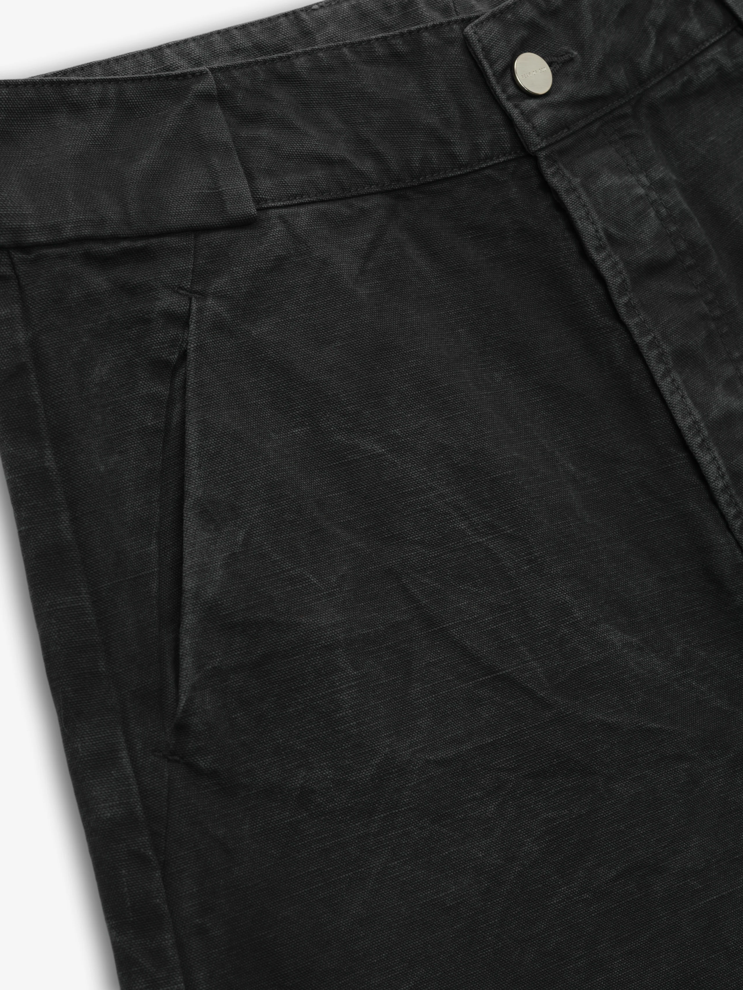 Washed Canvas Utility Shorts - Image 5