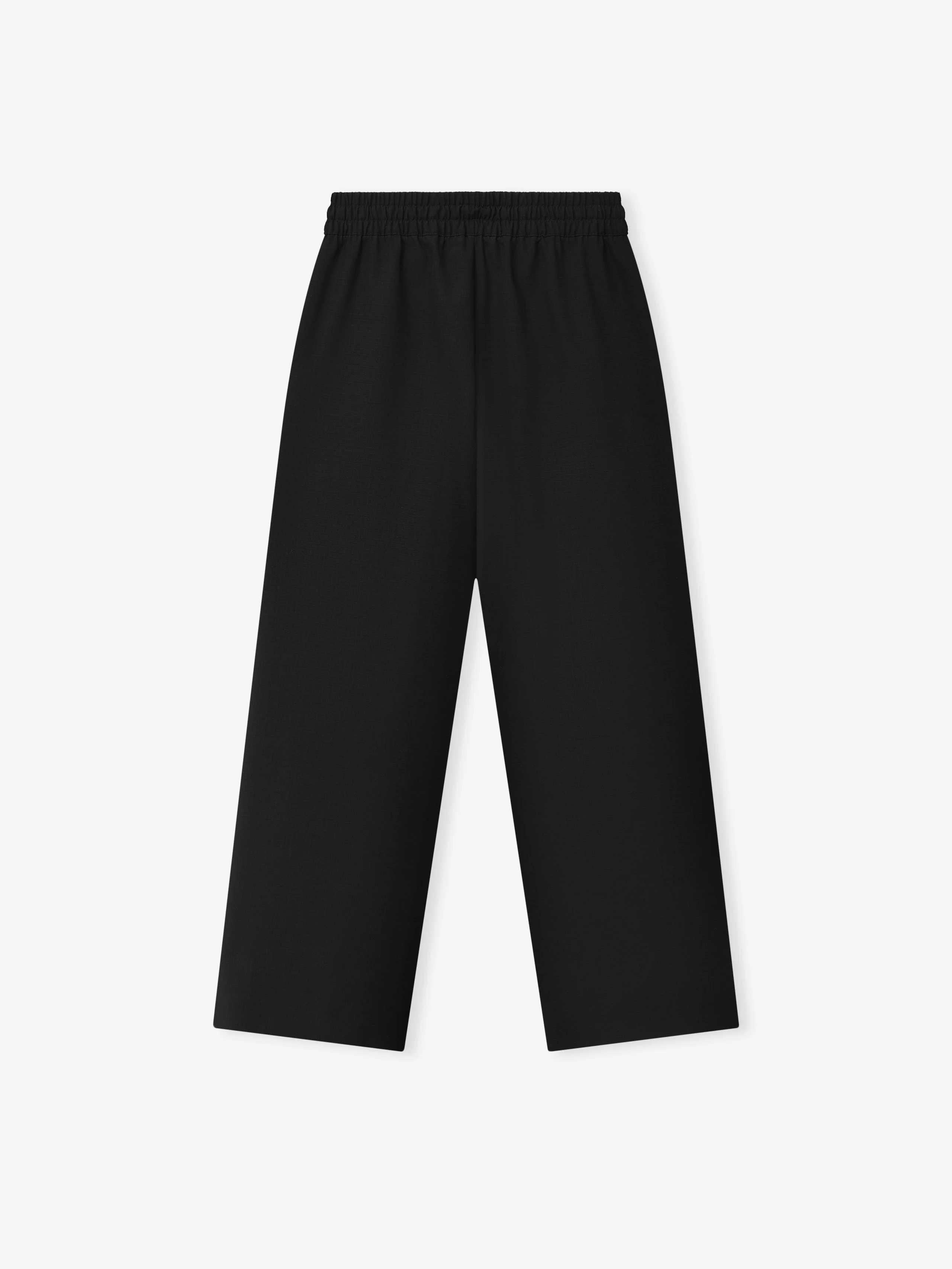 Wool Ripstop Wide Leg Drawstring Pants - Image 4
