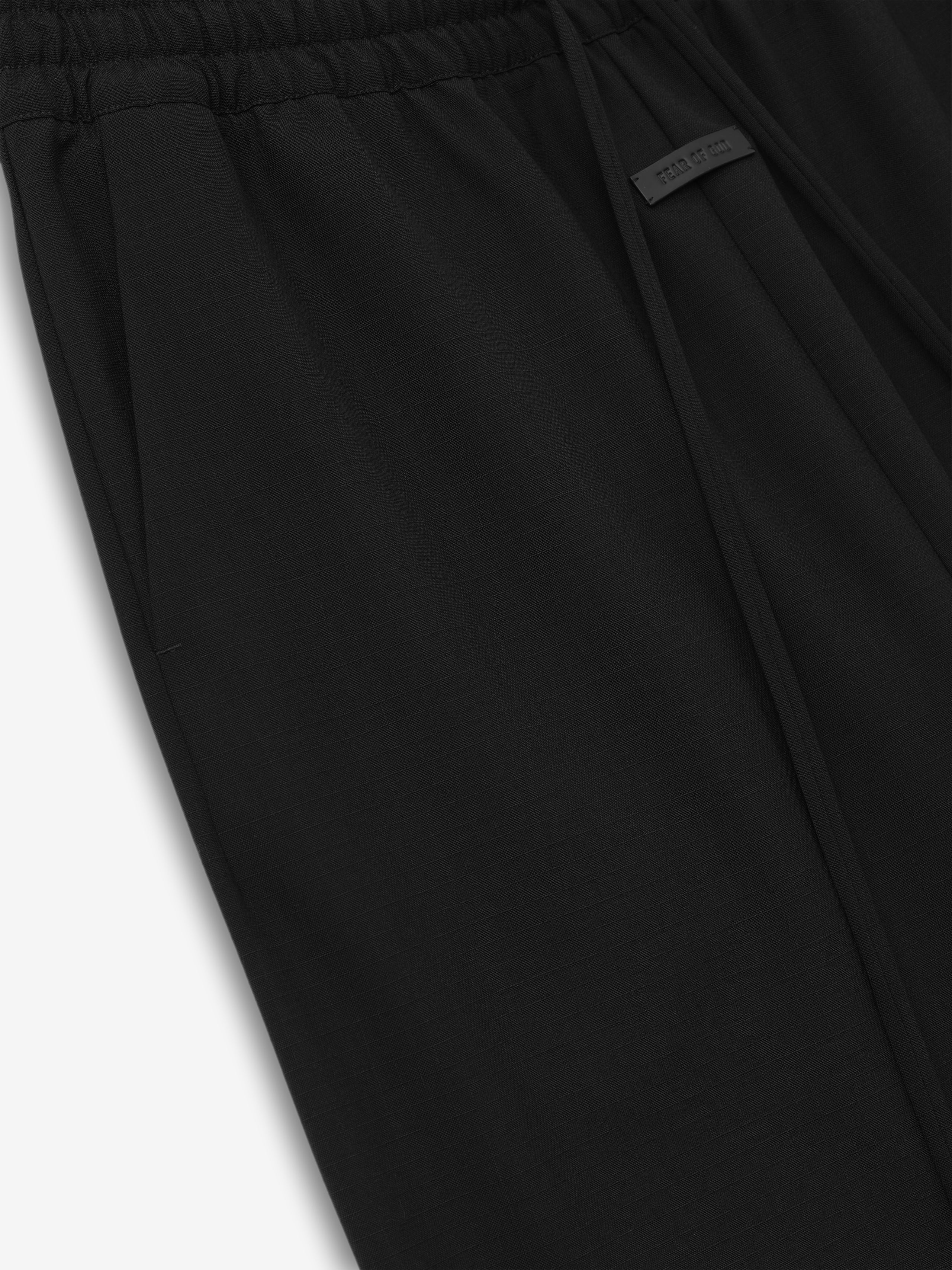 Wool Ripstop Wide Leg Drawstring Pants - Image 5