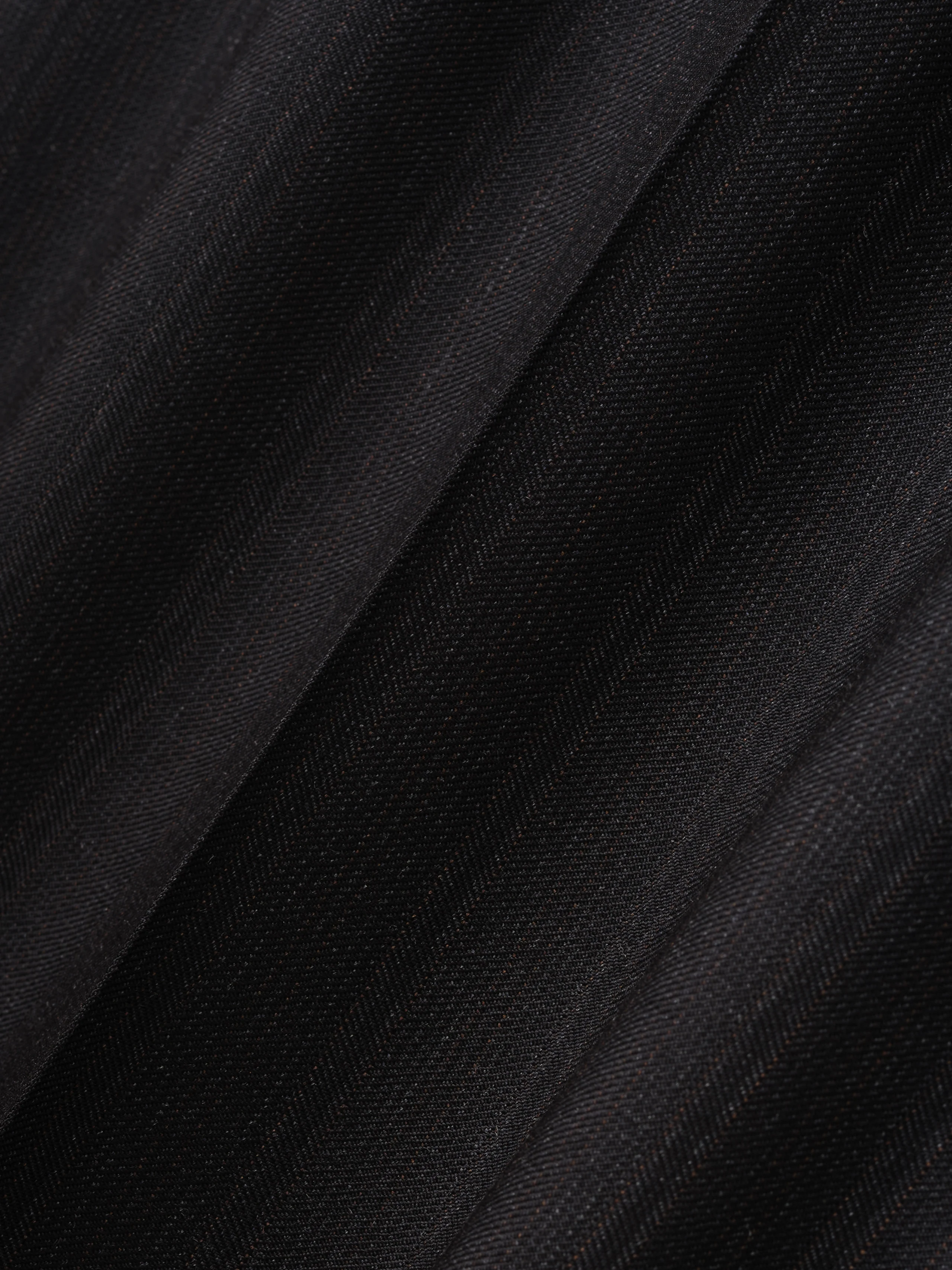 Striped Wool Wide Leg Drawstring Pants - Image 4