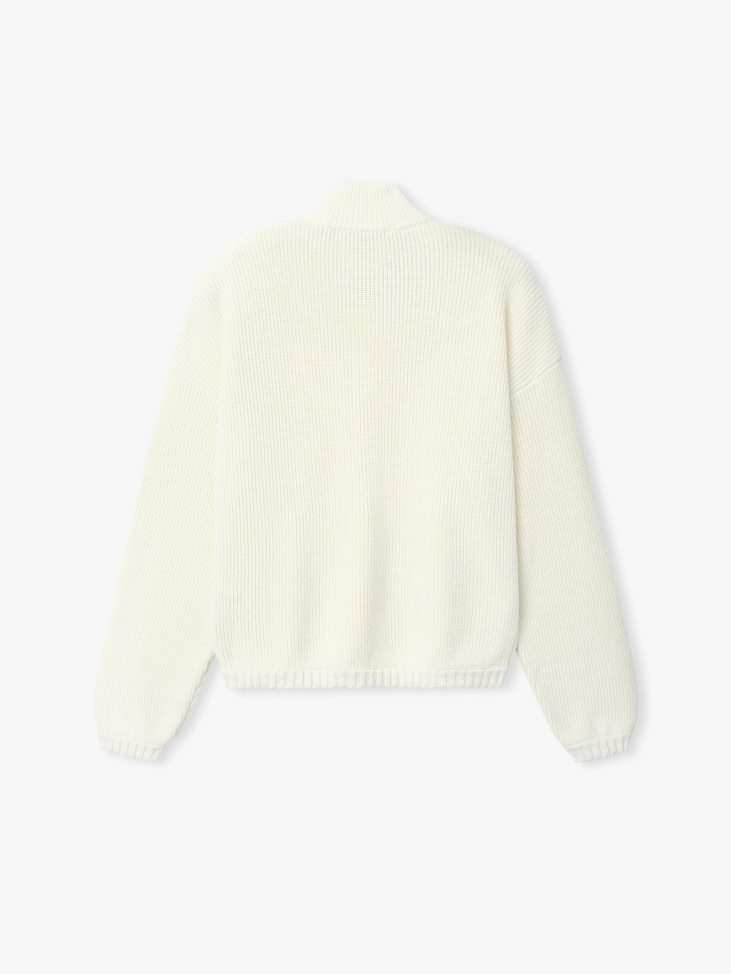 Zip-Up Sweater Long Sleeve - Image 5
